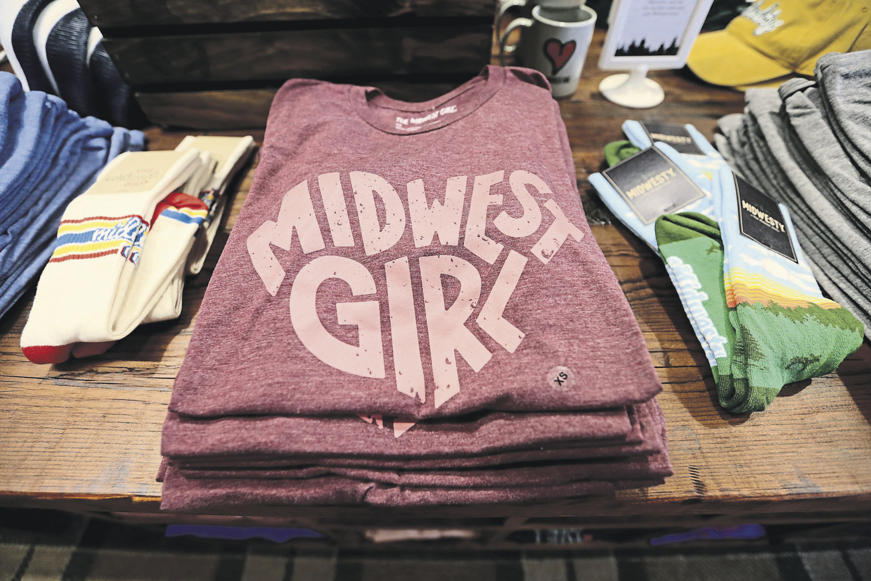 Merchandise is displayed at The Midwest Girl.    PHOTO CREDIT: Jessica Reilly
