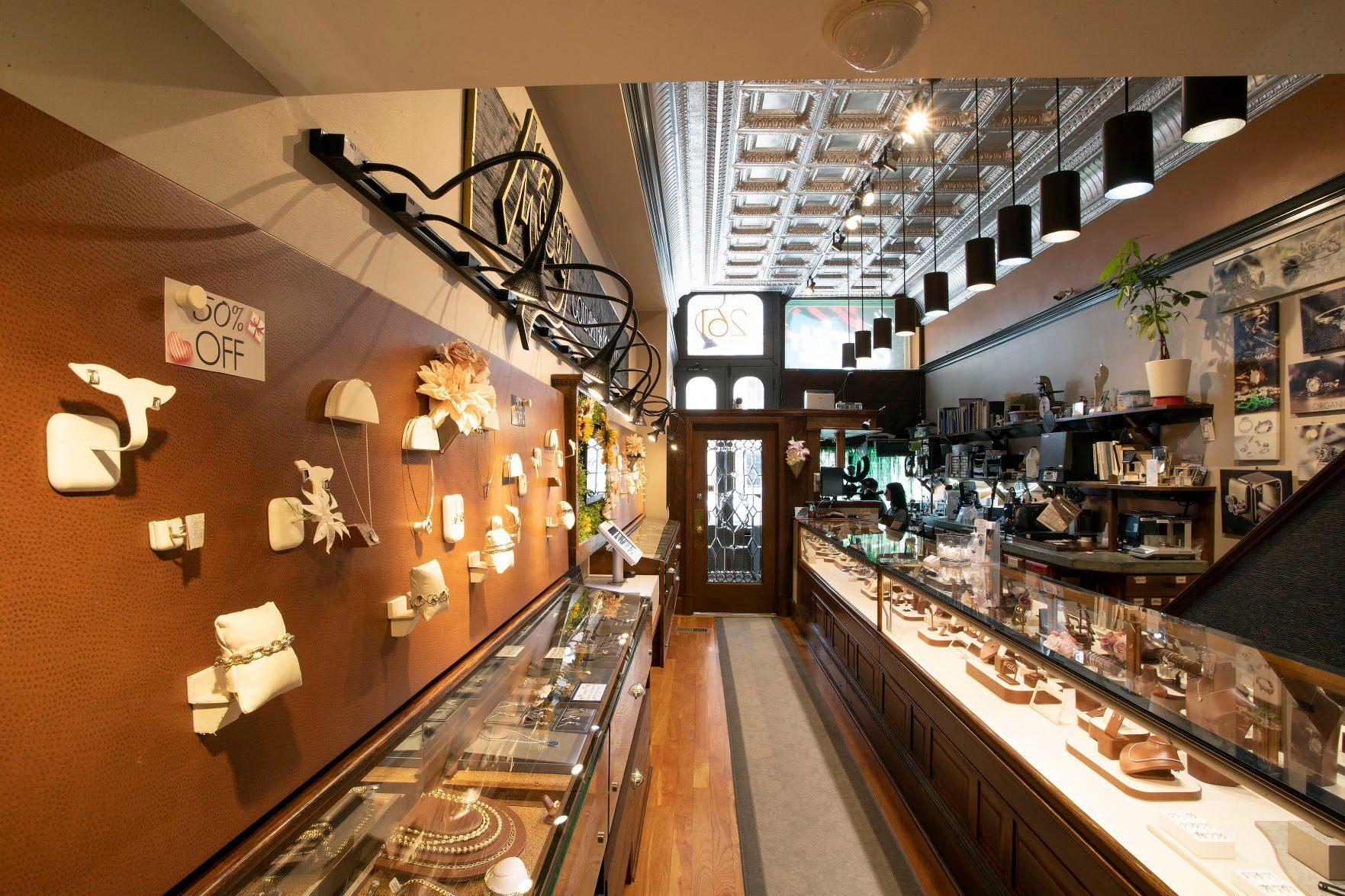 Interior of McCoy Goldsmith & Jeweler in Dubuque on Thursday, May 5, 2022.    PHOTO CREDIT: Stephen Gassman