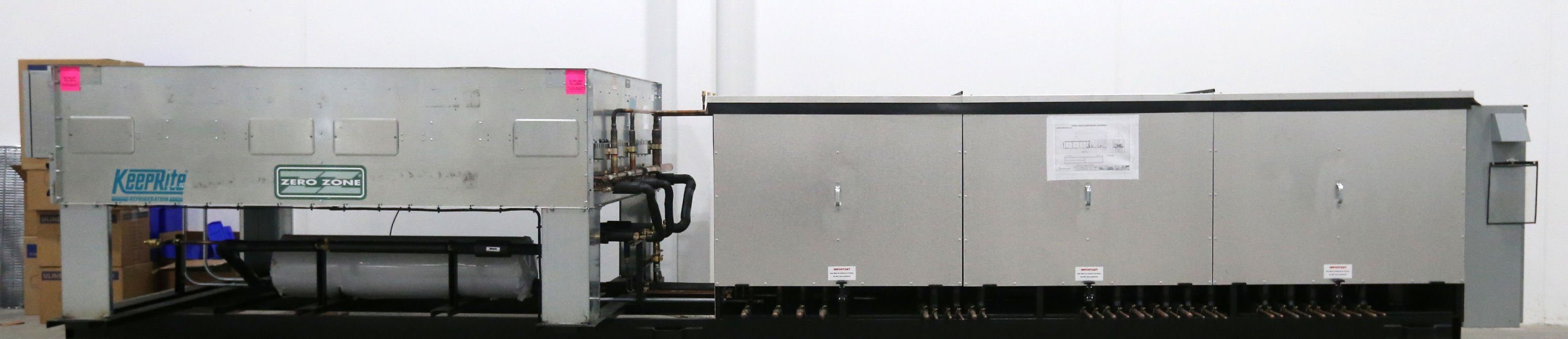 An industrial refrigeration unit at Zero Zone in Dyersville, Iowa, on Thursday, May 5, 2022.    PHOTO CREDIT: JESSICA REILLY