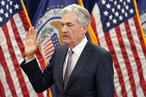 Federal Reserve Board Chair Jerome Powell.    PHOTO CREDIT: Patrick Semansky
