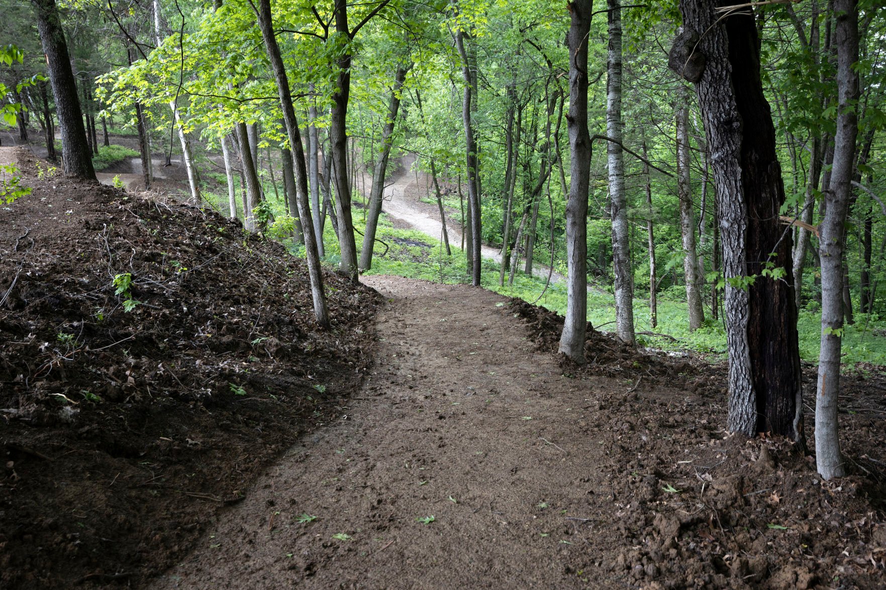 New mountain bike trails have been constructed at Chestnut Mountain Resort in Galena, Ill.    PHOTO CREDIT: Stephen Gassman
