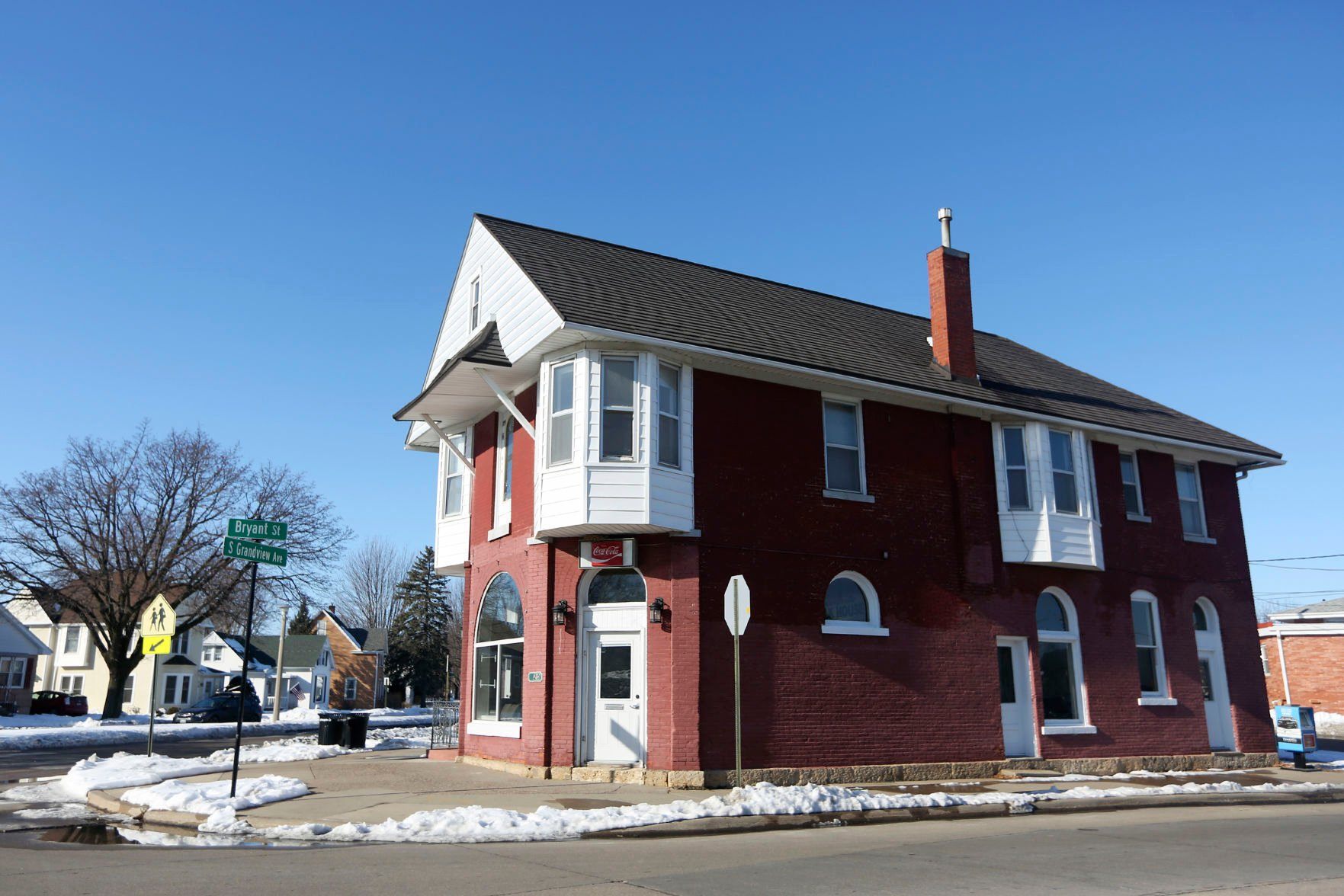 The building commonly known as the "Milk House" on South Grandview Avenue in Dubuque on Tuesday, Jan. 12, 2021.    PHOTO CREDIT: NICKI KOHL