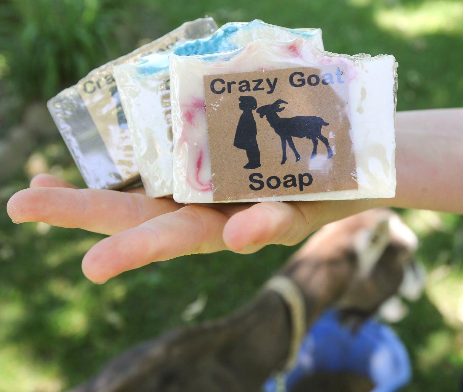 Crazy Goat Soap, made by Taylor Hilkin.    PHOTO CREDIT: Dave Kettering