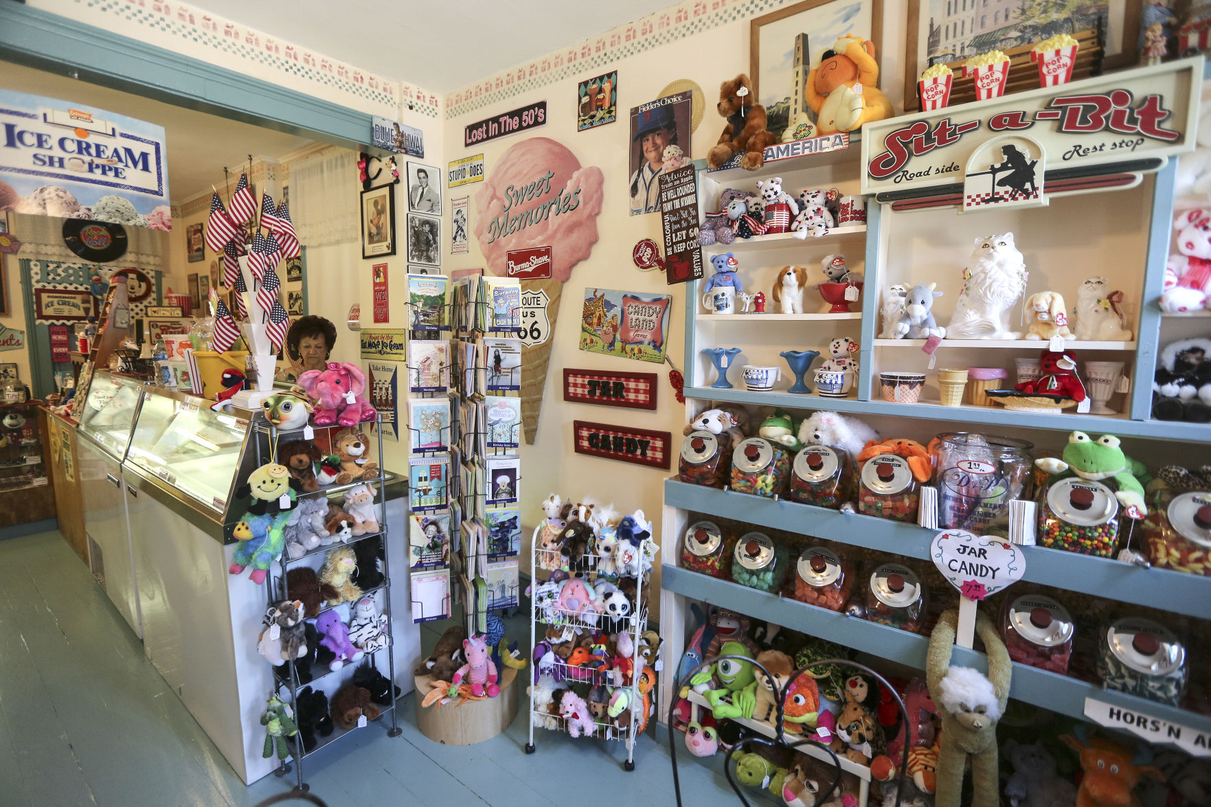 Inside view of Sweet Memories located in Cable Car Square on 4th Street in Dubuque.    PHOTO CREDIT: Dave Kettering