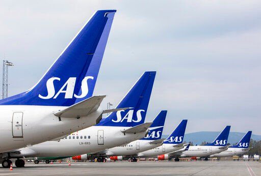 Scandinavian Airlines has filed for bankruptcy in the United States, warning the walkout by 1,000 pilots a day earlier had put the future of the carrier at risk.     PHOTO CREDIT: Ole Berg-Rusten