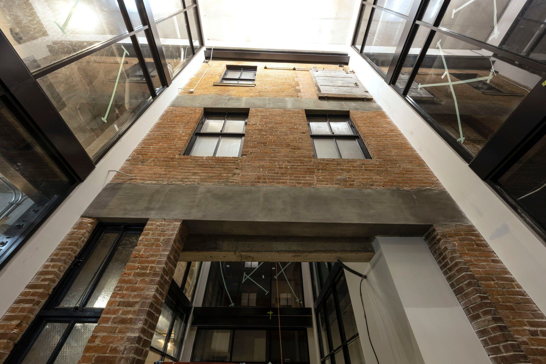 An inside view of the Kretschmer Manufacturing building at 220 E. Ninth St. that is being refurbished into apartments. 