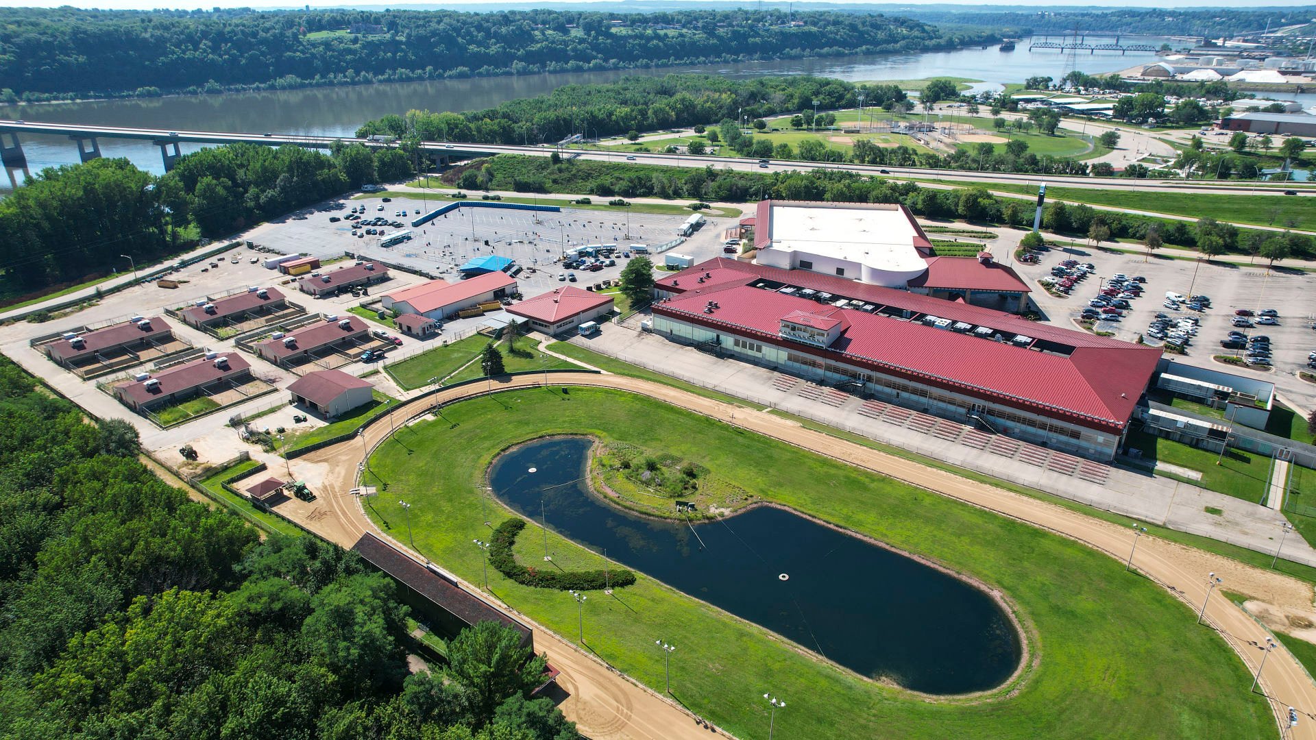 The development of Schmitt Island is a top priority for the Dubuque Racing Association now that the greyhound track has closed and opportunities present themselves to turn the island into a destination point.    PHOTO CREDIT: Dave Kettering