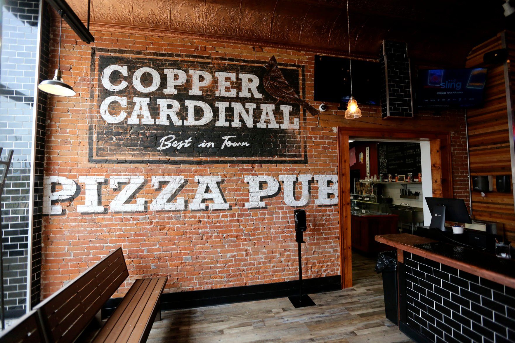 Copper Cardinal Pizza Pub is located in Maquoketa, Iowa.    PHOTO CREDIT: Dave Kettering