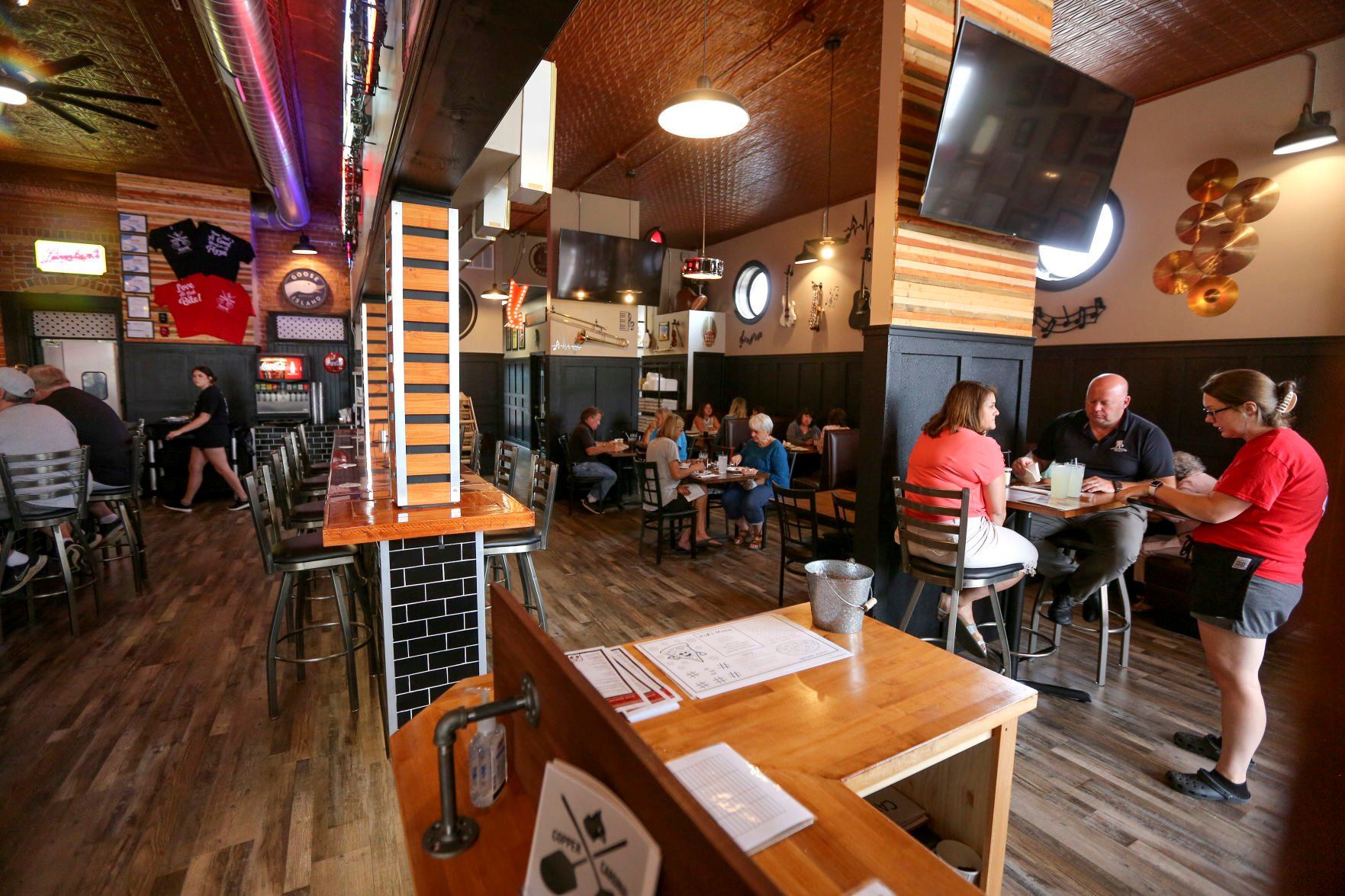 Copper Cardinal Pizza Pub opened last week in downtown Maquoketa, Iowa.    PHOTO CREDIT: Dave Kettering