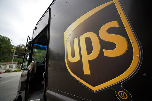 This is the UPS logo on the side of a delivery truck in Mount Lebanon, Pa., on Tuesday, Sept. 21, 2021. United Parcel Service said Wednesday, Sept 7, 2022, it plans to hire more than 100,000 extra workers to help handle an increase in packages during the critical holiday season. That’s similar to the holiday seasons of 2021 and 2020. (AP Photo/Gene J. Puskar)    PHOTO CREDIT: Gene J. Puskar
