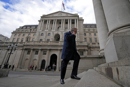 The Bank of England has launched a temporary bond-buying program as it takes emergency action to prevent "material risk" to UK financial stability.     PHOTO CREDIT: Frank Augstein