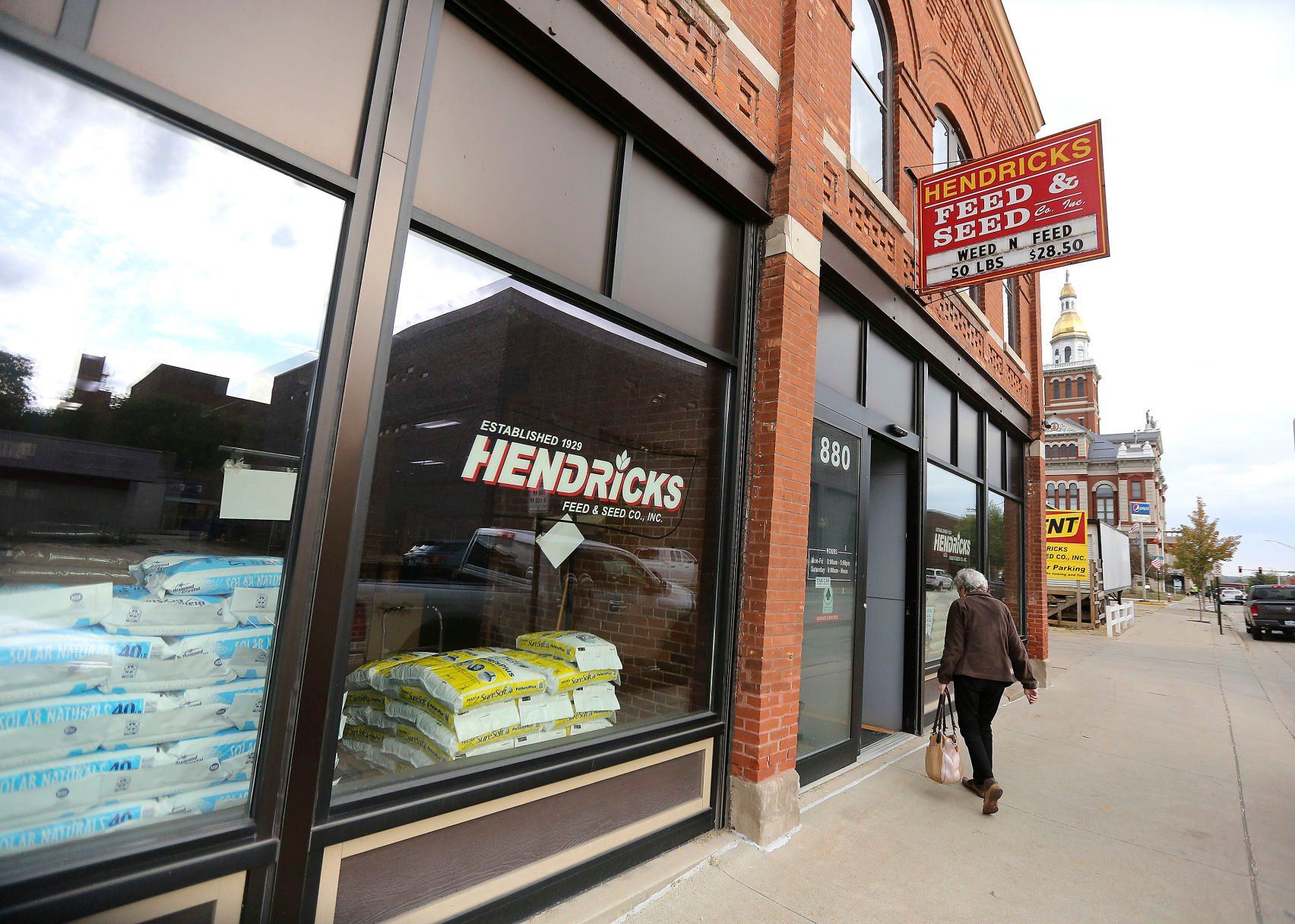 Hendricks Feed & Seed Co., located on Central Avenue, is a longtime Dubuque business. The store will move to 2040 Kerper Blvd. in March.    PHOTO CREDIT: Dave Kettering