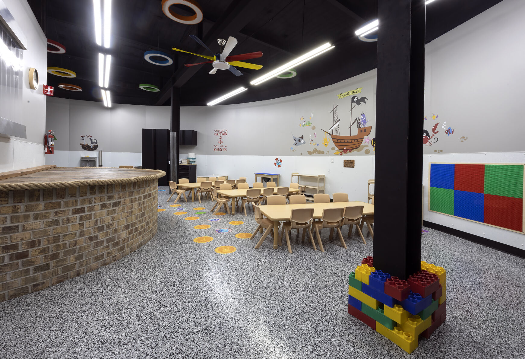 A pirate thymed room at the new Romper Room Childcare Center on Main Street in Dubuque on Friday, Oct. 21, 2022.    PHOTO CREDIT: Stephen Gassman