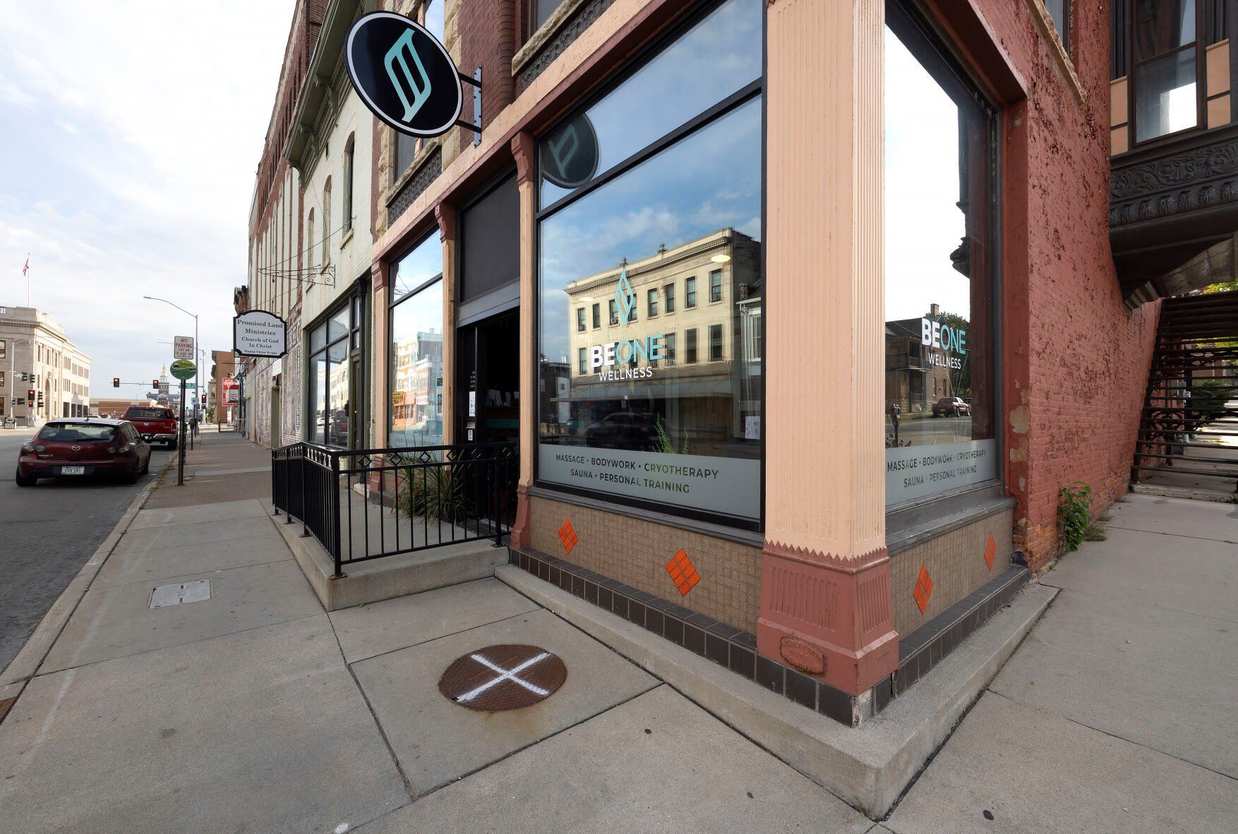 Exterior of Be One Wellness on Central Avenue in Dubuque.    PHOTO CREDIT: Stephen Gassman