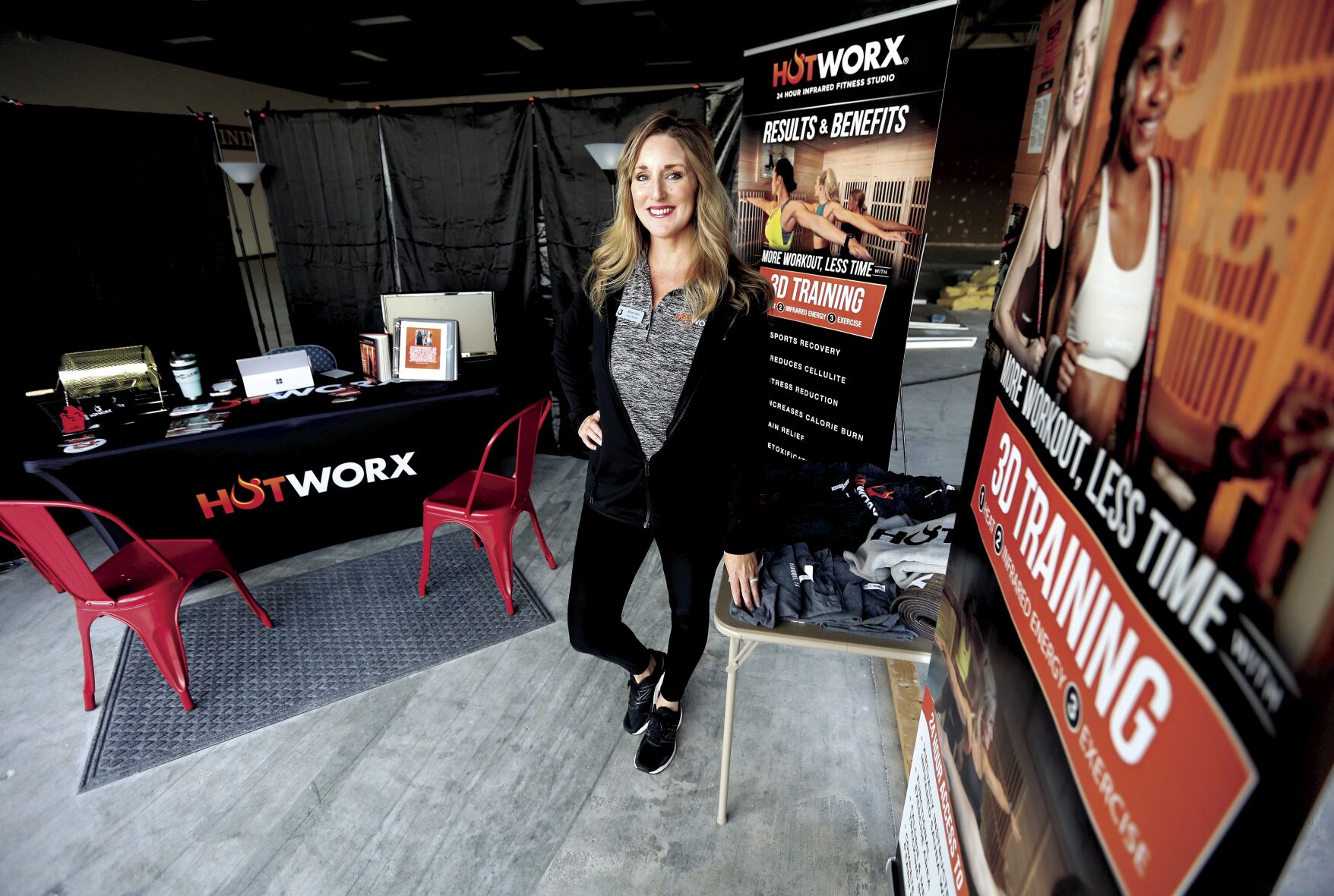Melissa Noel is the general manager of the HOTWORX Studio, at 2055 Holliday Drive, that will open in early 2023.    PHOTO CREDIT: Dave Kettering
