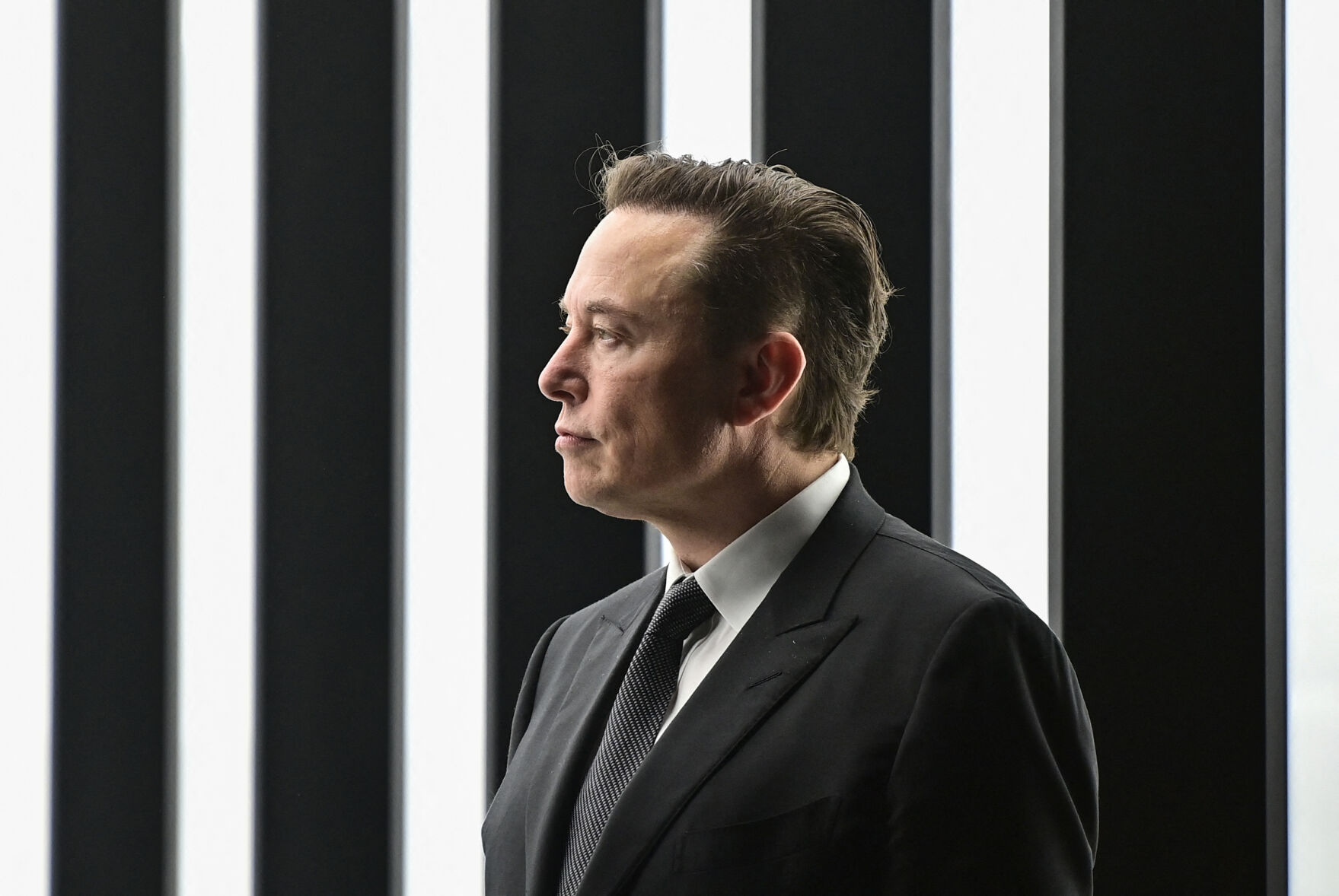 Tesla CEO Elon Musk attends the start of the production at Tesla
