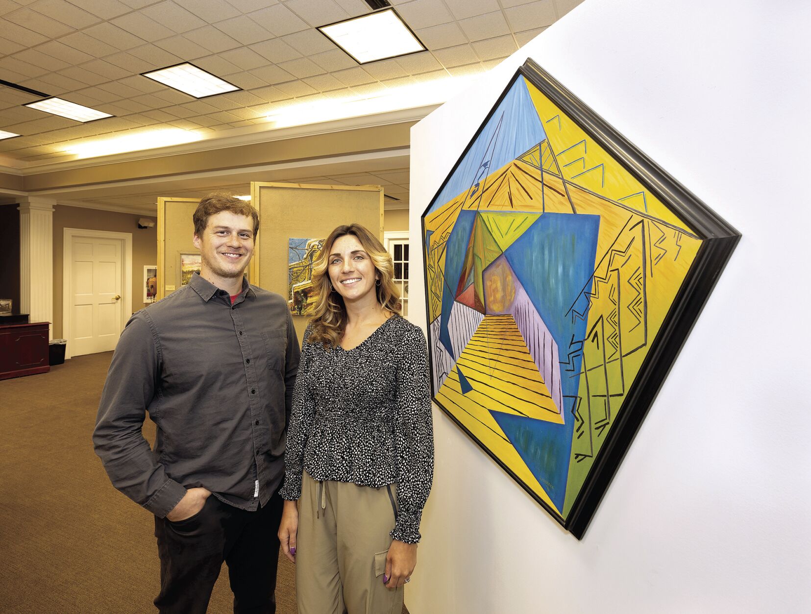 Shawn Vaderpool and Alison Schoenrock, of Audible Visions, at the Galena Center For The Arts in Galena, Ill.    PHOTO CREDIT: Stephen Gassman