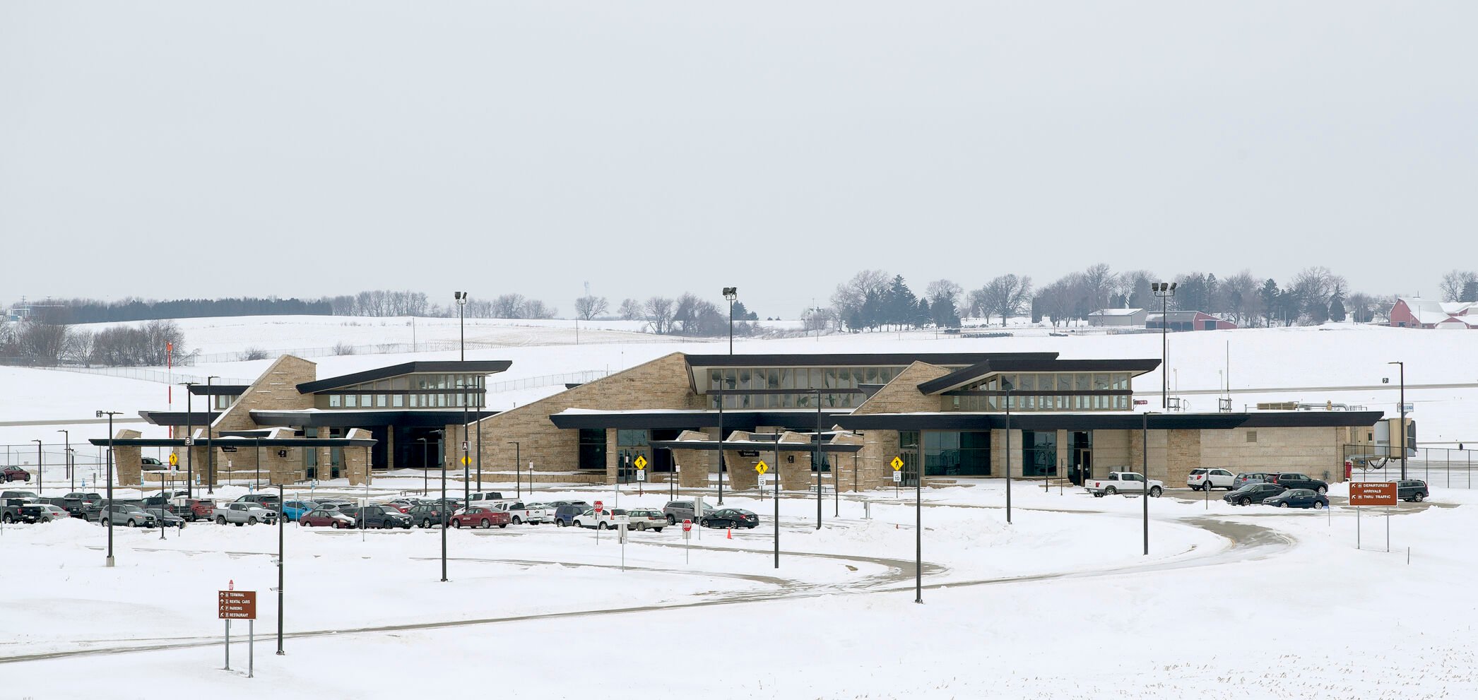 Exterior of the Dubuque Regional Airport on Tuesday, Jan. 4, 2021.    PHOTO CREDIT: Stephen Gassman