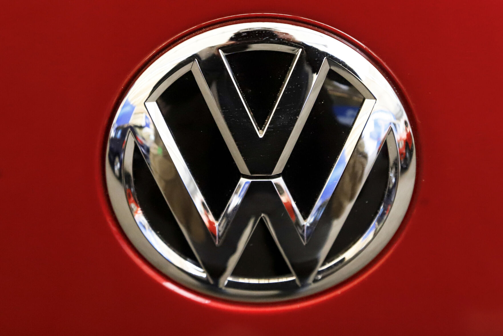 <p>FILE - This Thursday, Feb. 14, 2019, file photo, shows the Volkswagen logo on an automobile at the 2019 Pittsburgh International Auto Show in Pittsburgh. Volkswagen is recalling nearly 42,000 Beetles in the U.S. and Canada, Friday, Dec. 30, 2022, because they have potentially dangerous Takata air bag inflators. The recall covers Beetles from the 2015 and 2016 model years. (AP Photo/Gene J. Puskar, File)</p>   PHOTO CREDIT: The Associated Press
