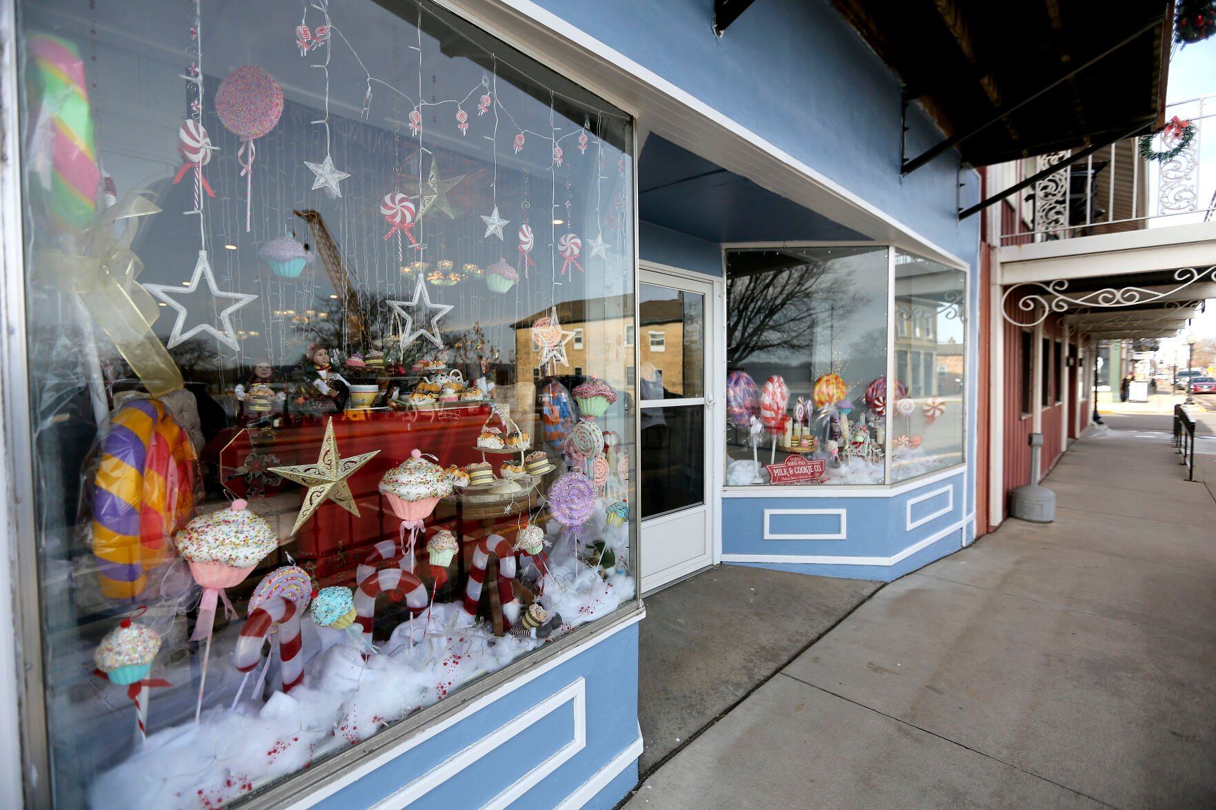 The exterior of Field of Chocolate Dreams located on Riverview Drive in Bellevue, Iowa on Friday, Dec. 30, 2022. The shop plans to officially open in February.    PHOTO CREDIT: Dave Kettering