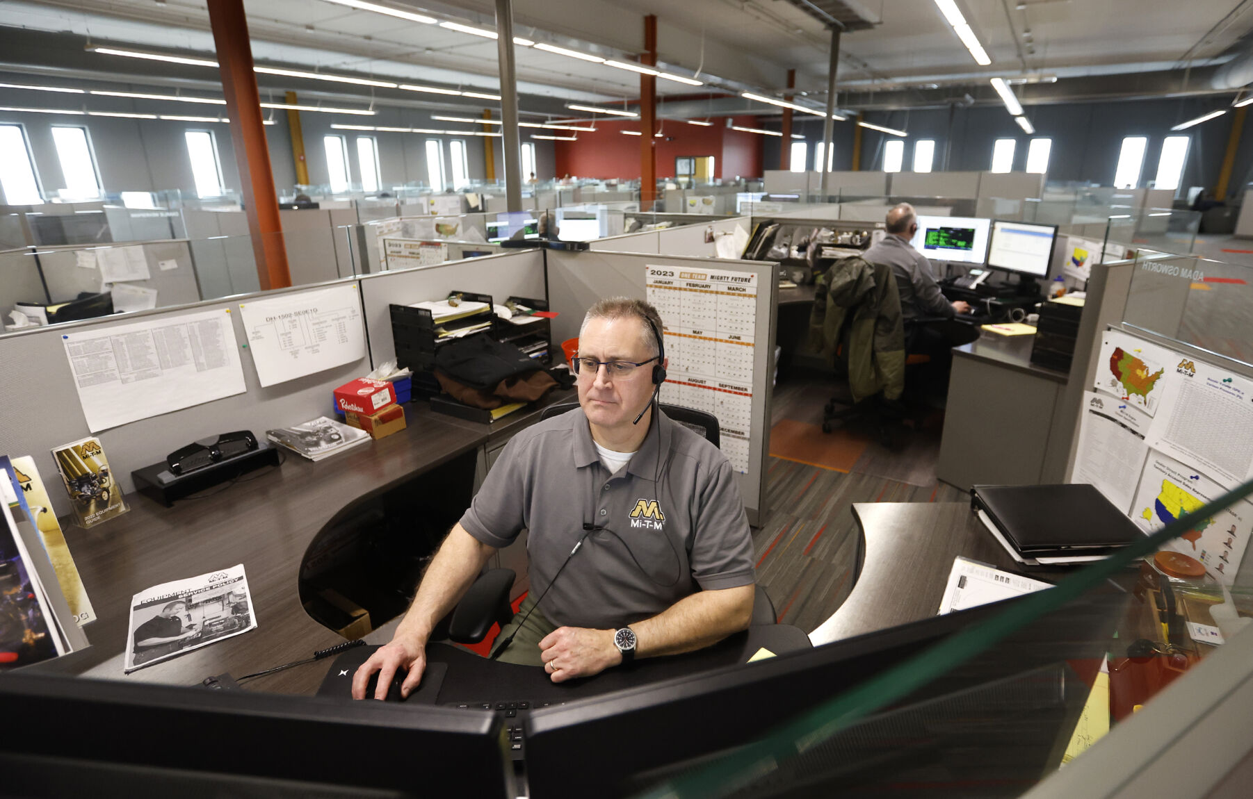 Adam Osworth works on an order at Mi-T-M Corp. in Peosta, Iowa, on Thursday, Jan. 26, 2023.    PHOTO CREDIT: JESSICA REILLY
Telegraph Herald