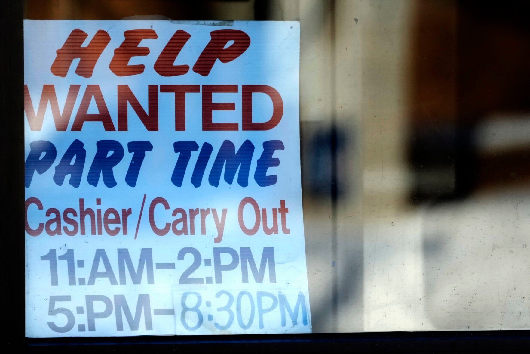 <p>FILE - A help wanted sign is displayed at a restaurant in Arlington Heights, Ill., Monday, Jan. 30, 2023. On Thursday, the Labor Department reports on the number of people who applied for unemployment benefits last week. (AP Photo/Nam Y. Huh, File)</p>   PHOTO CREDIT: Nam Y. Huh 
