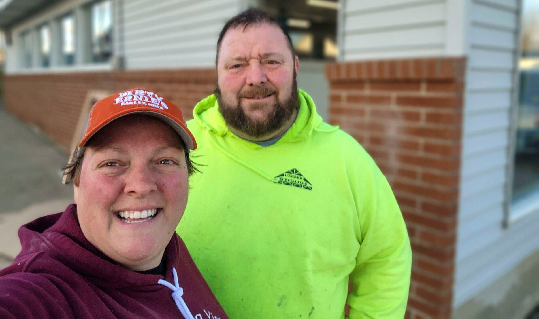 Erin and Kenny Potter are the owners of Buenie Bottoms Grill & Market in Holy Cross, Iowa.    PHOTO CREDIT: Contributed