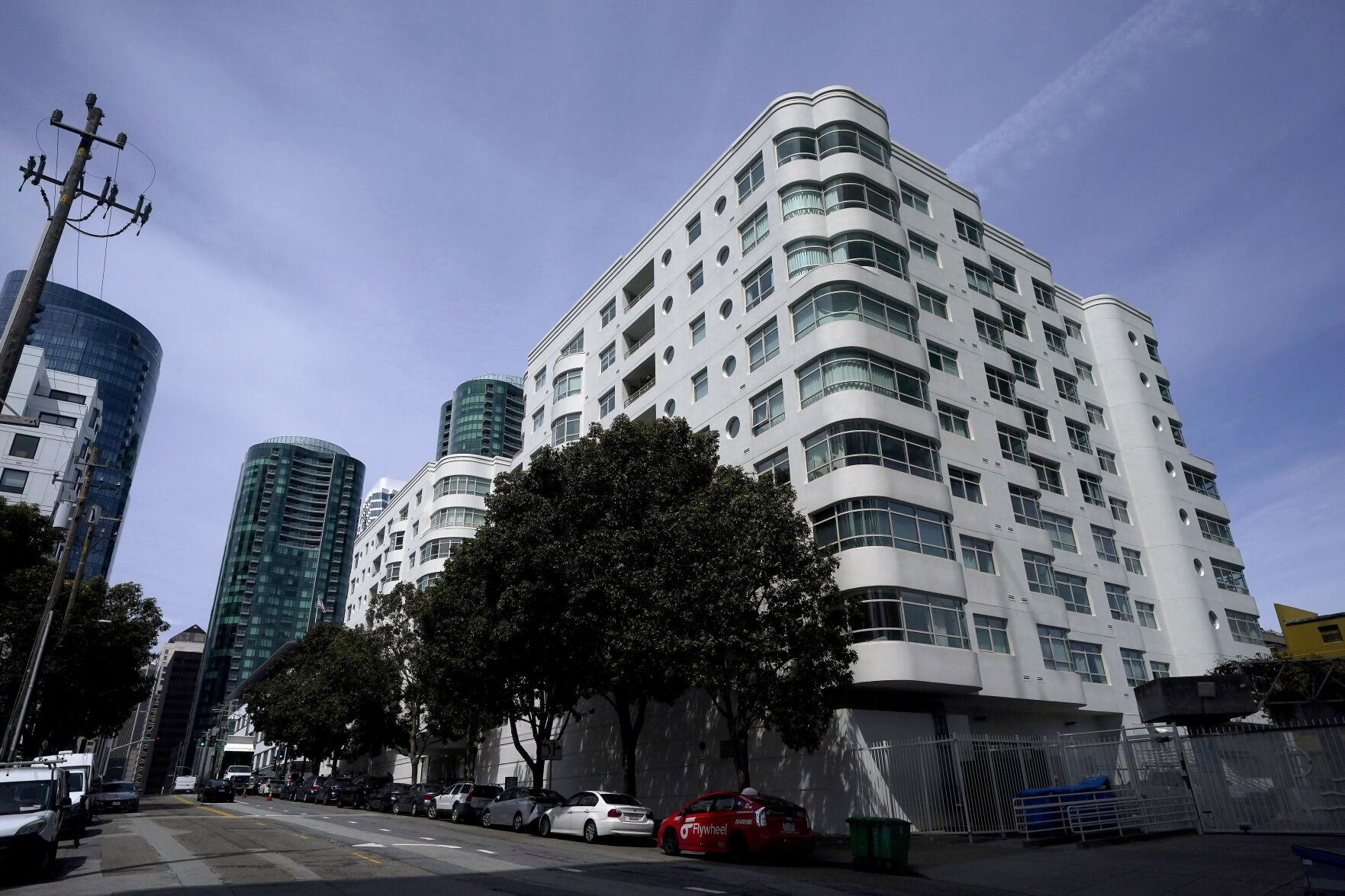 <p>The building where a technology executive was fatally stabbed outside of is shown in San Francisco, Thursday, April 6, 2023. Details of how tech executive Bob Lee came to be fatally stabbed in downtown San Francisco early Tuesday were scarce as friends and family continued to mourn the man they called brilliant, kind and unlike others in the industry. (AP Photo/Jeff Chiu)</p>   PHOTO CREDIT: Jeff Chiu - staff, AP