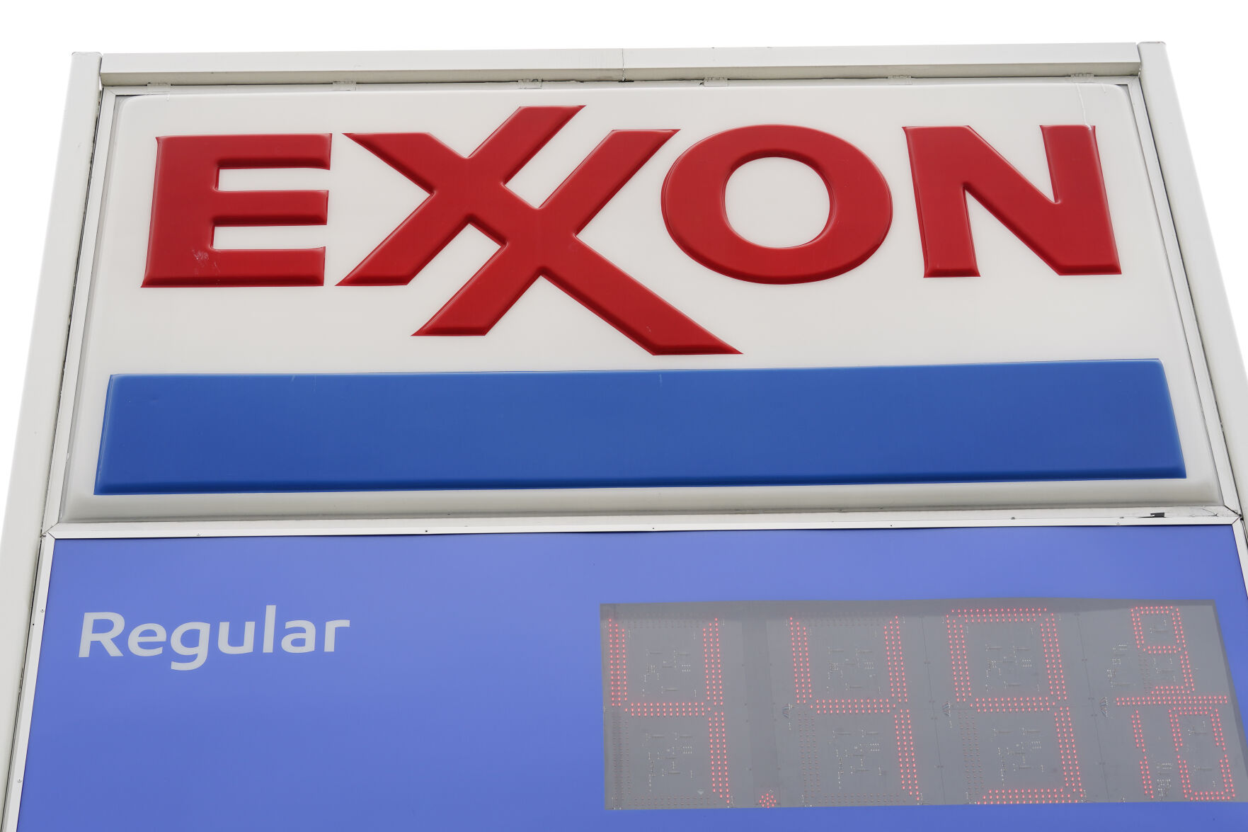 <p>An Exxon gas station in Upper Darby, Pa., Tuesday, April 26, 2022. Exxon Mobil reports their earnings on Friday, April 28, 2023. (AP Photo/Matt Rourke)</p>   PHOTO CREDIT: Matt Rourke - staff, AP