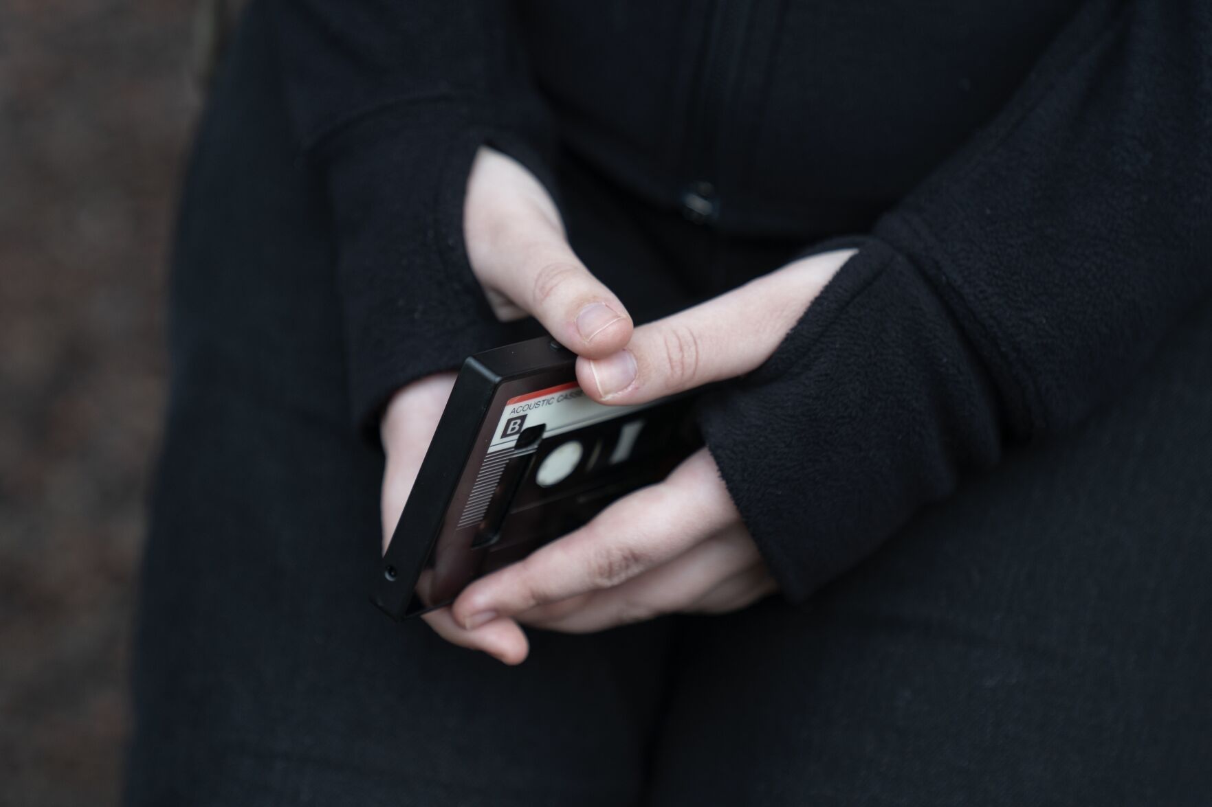 <p>File - A teenager holds her phone as she sits for a portrait near her home in Illinois, on Friday, March 24, 2023. The U.S. Surgeon General is warning there is not enough evidence to show that social media is safe for young people — and is calling on tech companies, parents and caregivers to take "immediate action to protect kids now." (AP Photo Erin Hooley, File)</p>   PHOTO CREDIT: Erin Hooley 
