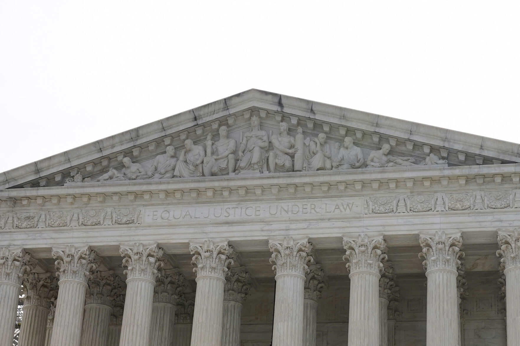 <p>The Supreme Court is seen, Friday, June 30, 2023, as decisions are expected in Washington. (AP Photo/Mariam Zuhaib)</p>   PHOTO CREDIT: Mariam Zuhaib - staff, AP