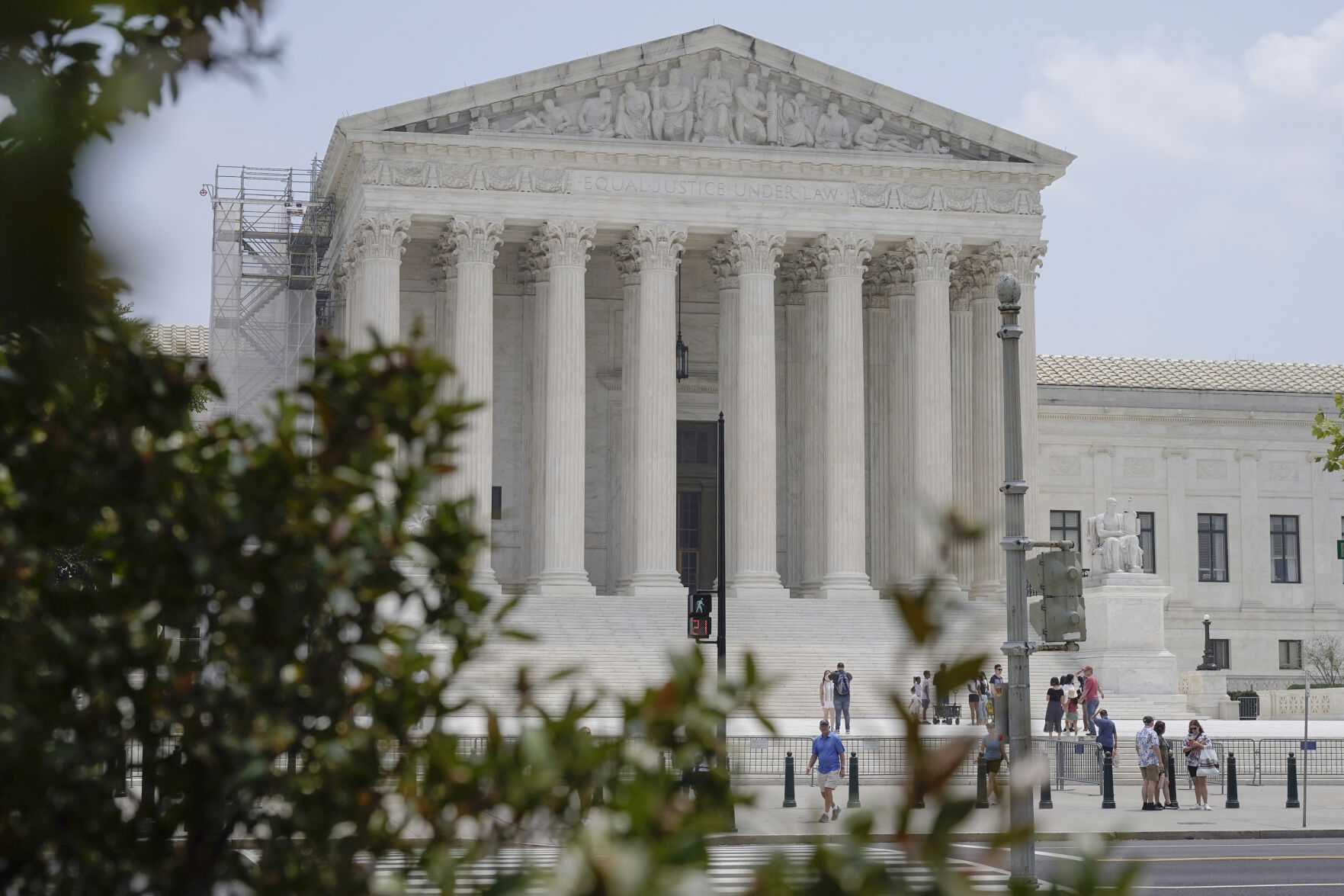 <p>FILE - The U.S. Supreme Court is seen June 28, 2023, on Capitol Hill in Washington. (AP Photo/Mariam Zuhaib, File)</p>   PHOTO CREDIT: Mariam Zuhaib - staff, AP