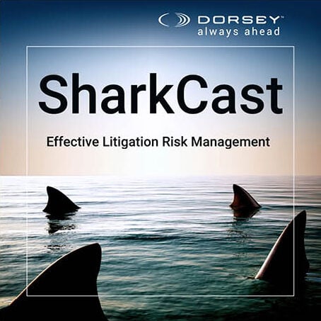 “SharkCast” is a new podcast that focuses on how businesses can protect themselves from litigation.    PHOTO CREDIT: Contributed