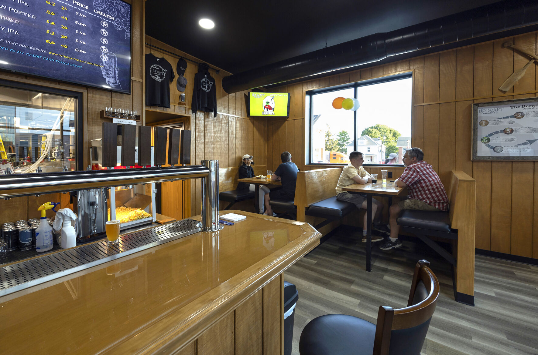 Interior of UpDraft Brewery in Platteville, Wis., on Tuesday, Aug. 15, 2023.    PHOTO CREDIT: Stephen Gassman