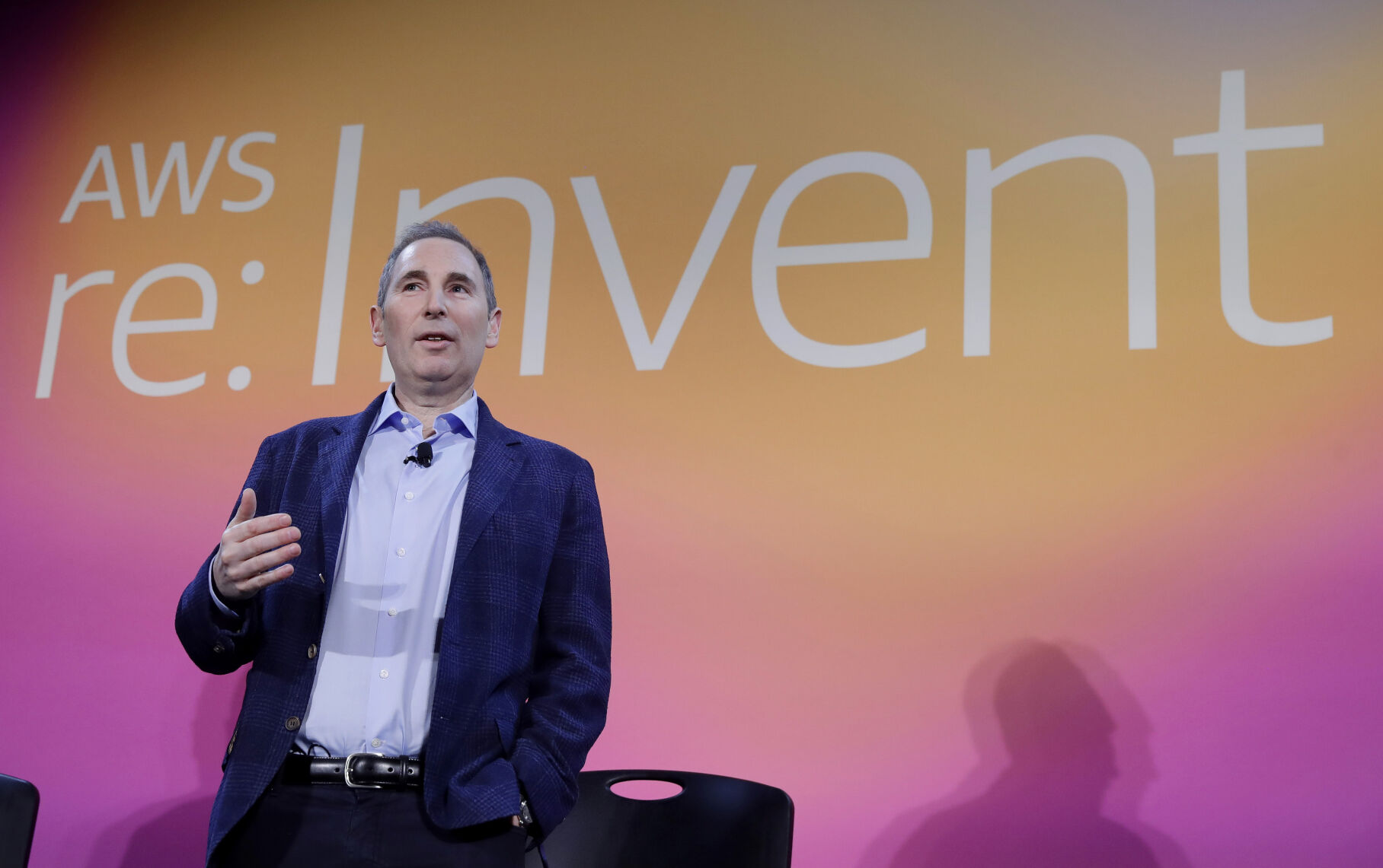 <p>FILE - AWS CEO Andy Jassy speaks in Las Vegas, on Dec. 5, 2019. Amazon employees have been pushing back against the company’s return to office policy for months - and it seems Jassy has had enough. During a pre-recorded internal Q&A session earlier this month, Jassy told employees it was “past the time to disagree and commit” with the policy, which requires corporate employees to be in the office three days a week. (Isaac Brekken/AP Images for NFL, File)</p>   PHOTO CREDIT: Isaac Brekken 