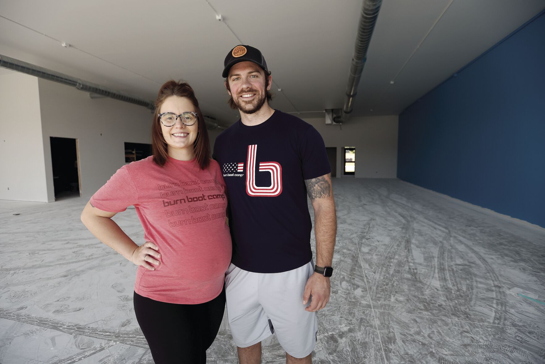 Owners Tiffany Raisbeck and Kyle Hoppman, of Mount Horeb, Wis., will open Burn Boot Camp in Dubuque.    PHOTO CREDIT: JESSICA REILLY