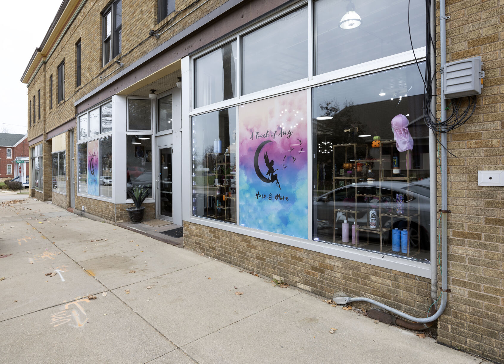 Exterior of A Touch of Amy Hair & More on University Avenue in Dubuque on Friday, Nov. 3, 2023.    PHOTO CREDIT: Stephen Gassman