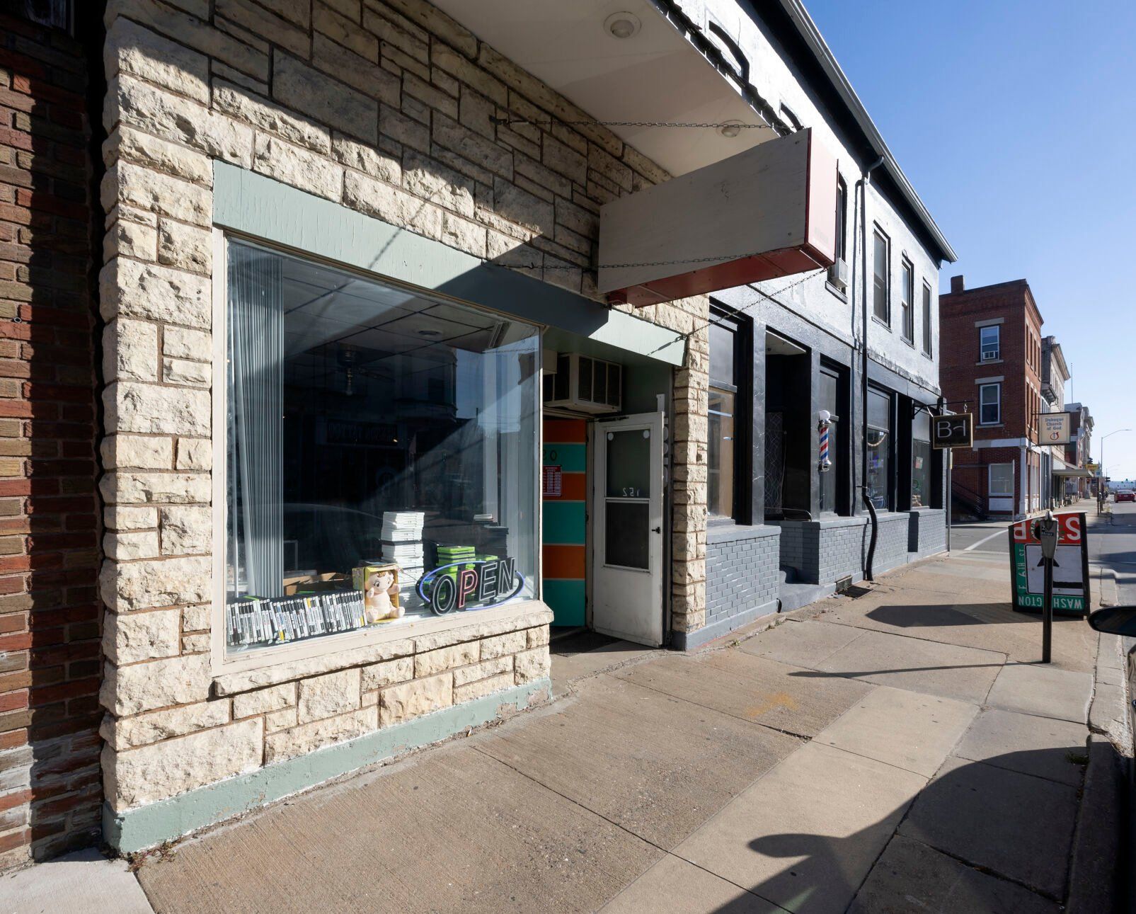 Exterior of Retro Treasures on the Mississippi on Central Avenue in Dubuque on Wednesday, Nov. 15, 2023.    PHOTO CREDIT: Stephen Gassman