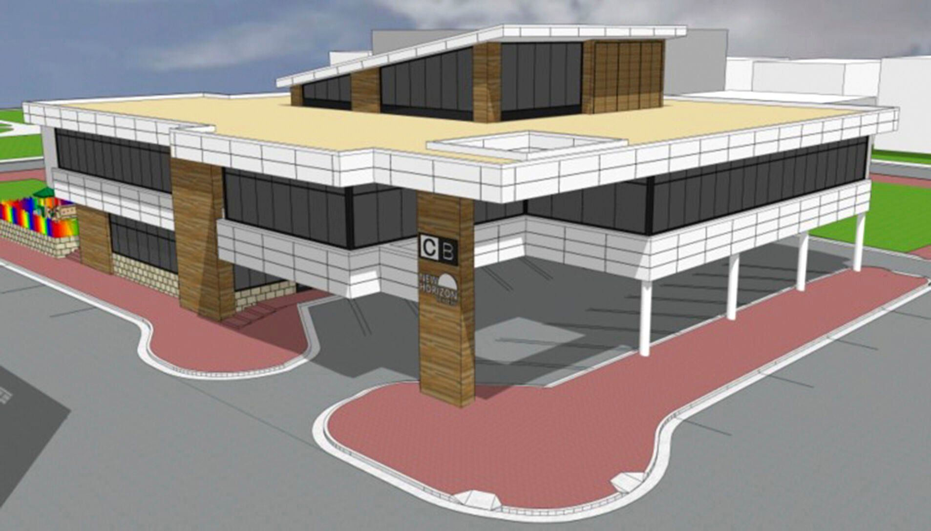 This artist’s rendering shows Cottingham & Butler’s new child care center planned for the former Joliet Event Center property at 791 Locust St. Construction is expected to commence on the structure this spring.    PHOTO CREDIT: Contributed