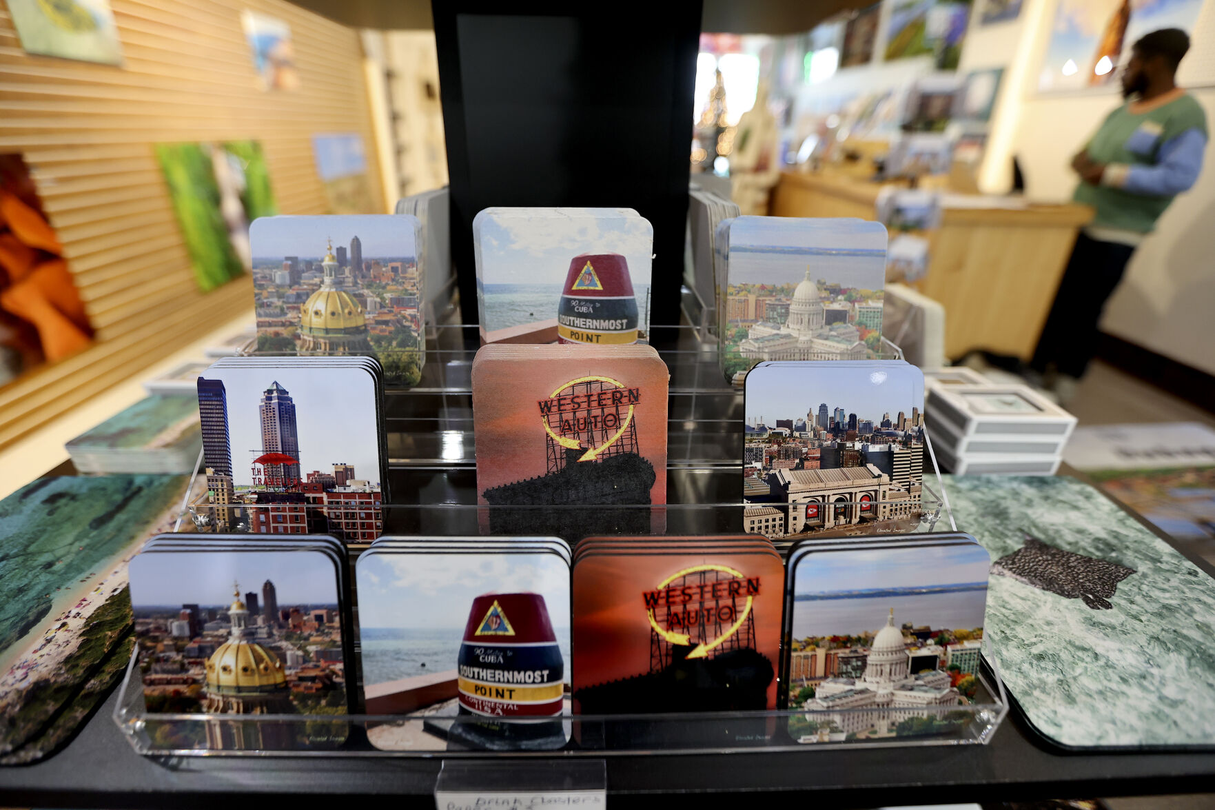 Some samples of gift items offered at Elevated Images in Dubuque.    PHOTO CREDIT: Dave Kettering