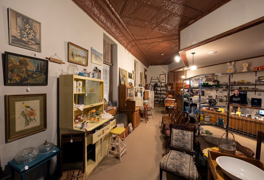 Interior of 3rd-Generation Antiques in Cuba City, Wis., on Friday, Dec. 29, 2023. 