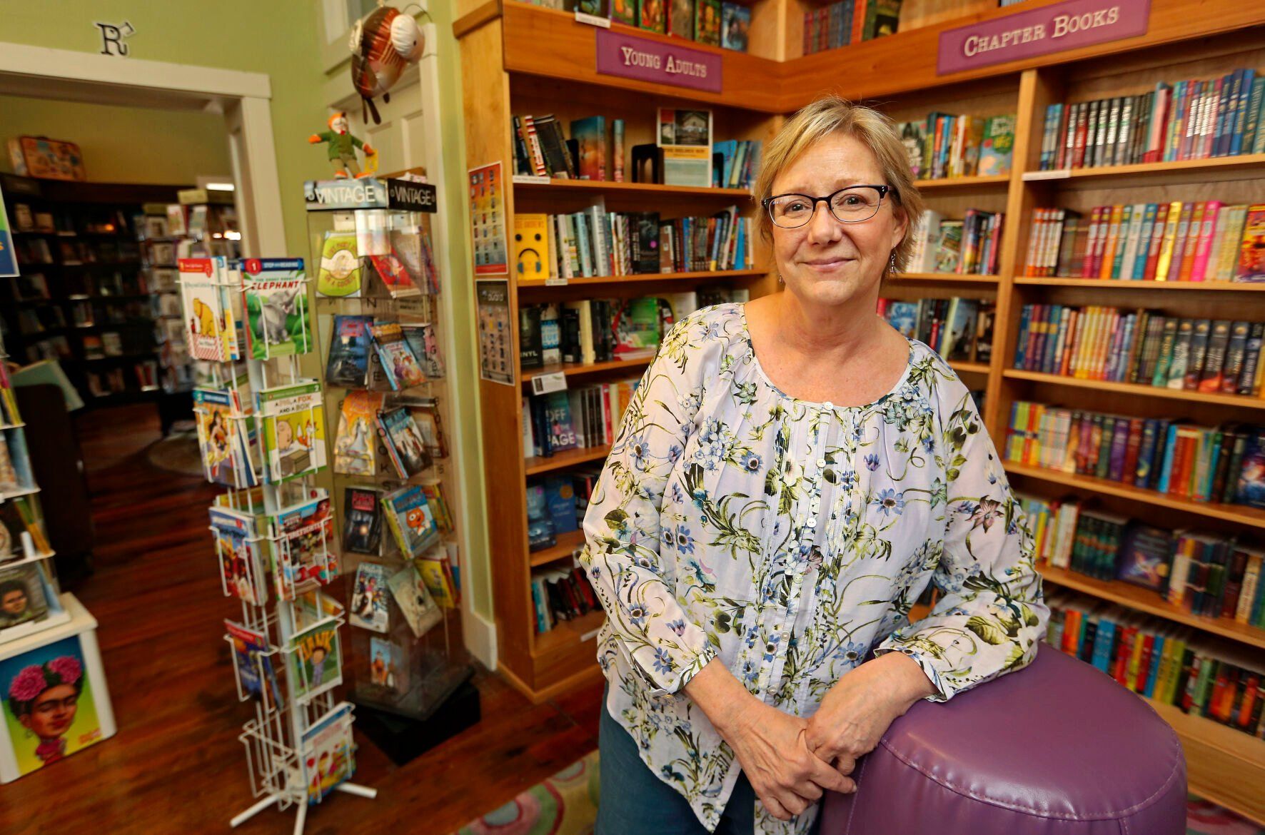 Sue Davis is the owner of River Lights Bookstore in Dubuque.     PHOTO CREDIT: Telegraph Herald file