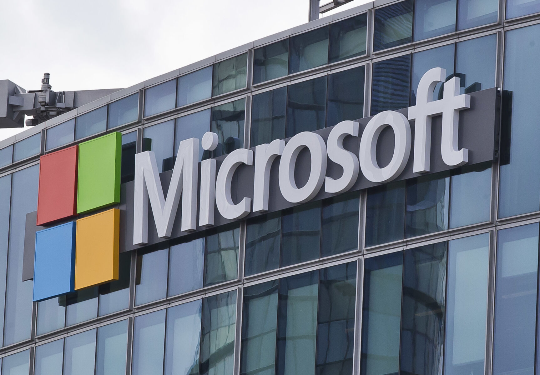 <p>FILE - The Microsoft logo is seen in Issy- les-Moulineaux, outside Paris, France, Tuesday April 12, 2016. Microsoft said Thursday, Jan. 11, 2024, that it is upgrading its cloud computing service to let customers store all personal data within the European Union. (AP Photo/Michel Euler, File)</p>   PHOTO CREDIT: Michel Euler 