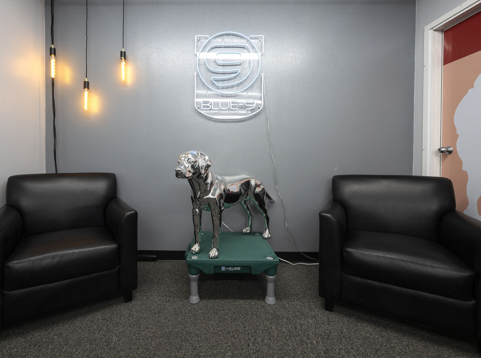 The lobby of Blue-9 Pet Products in Maquoketa.    PHOTO CREDIT: Stephen Gassman
Telegraph Herald