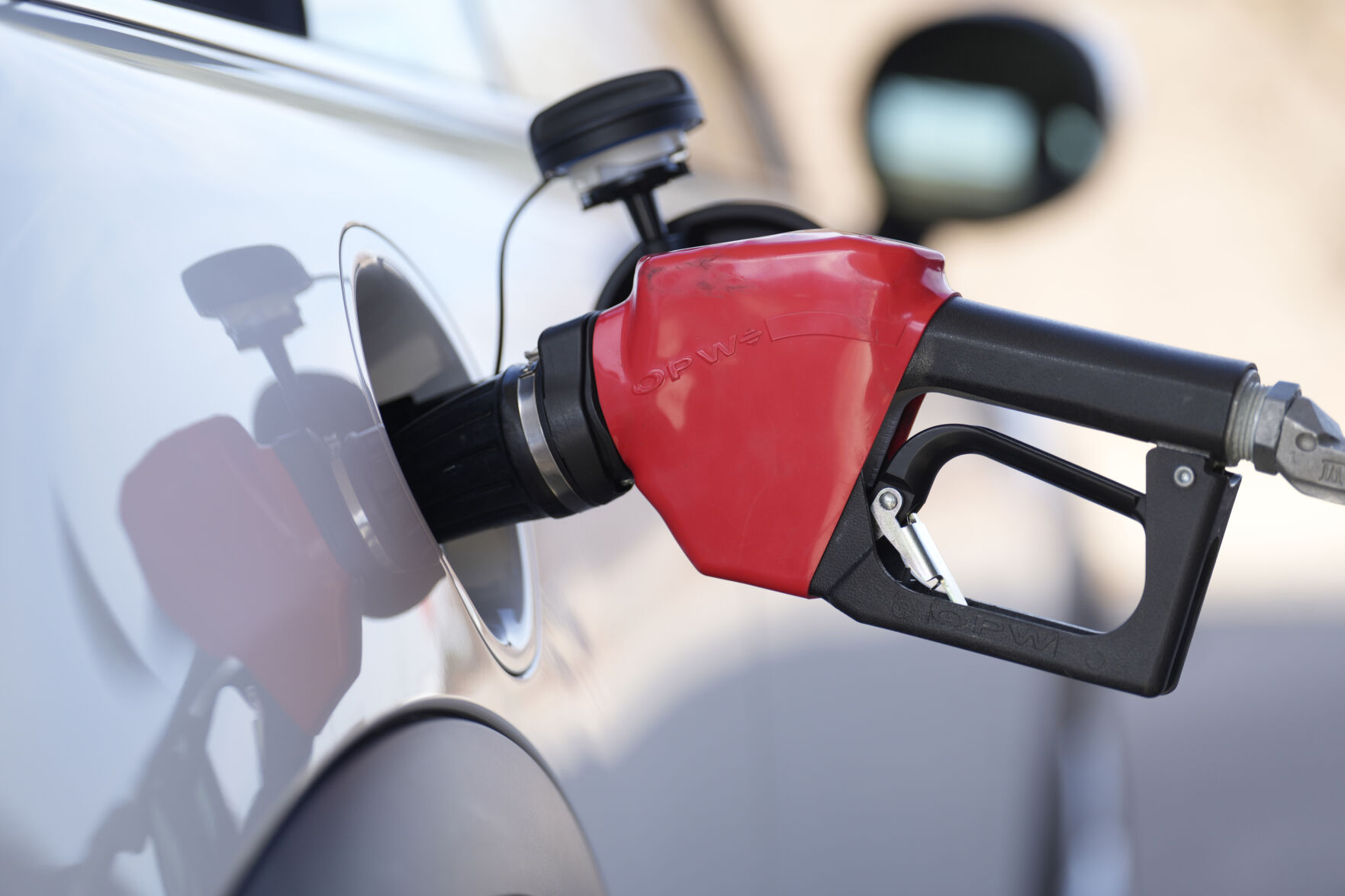 <p>FILE - Fuel is pumped into a vehicle at a Costco gasoline station on Nov. 30, 2023, in Thornton, Colo. On Thursday, Feb. 20, 2024, the Commerce Department issues its January report on consumer spending. (AP Photo/David Zalubowski, File)</p>   PHOTO CREDIT: David Zalubowski - staff, ASSOCIATED PRESS