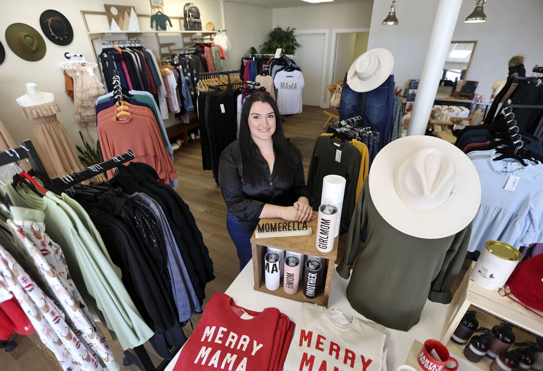 Anna Meadows is the owner of Momerella located at 197 Main St. in Dubuque.    PHOTO CREDIT: Dave Kettering
