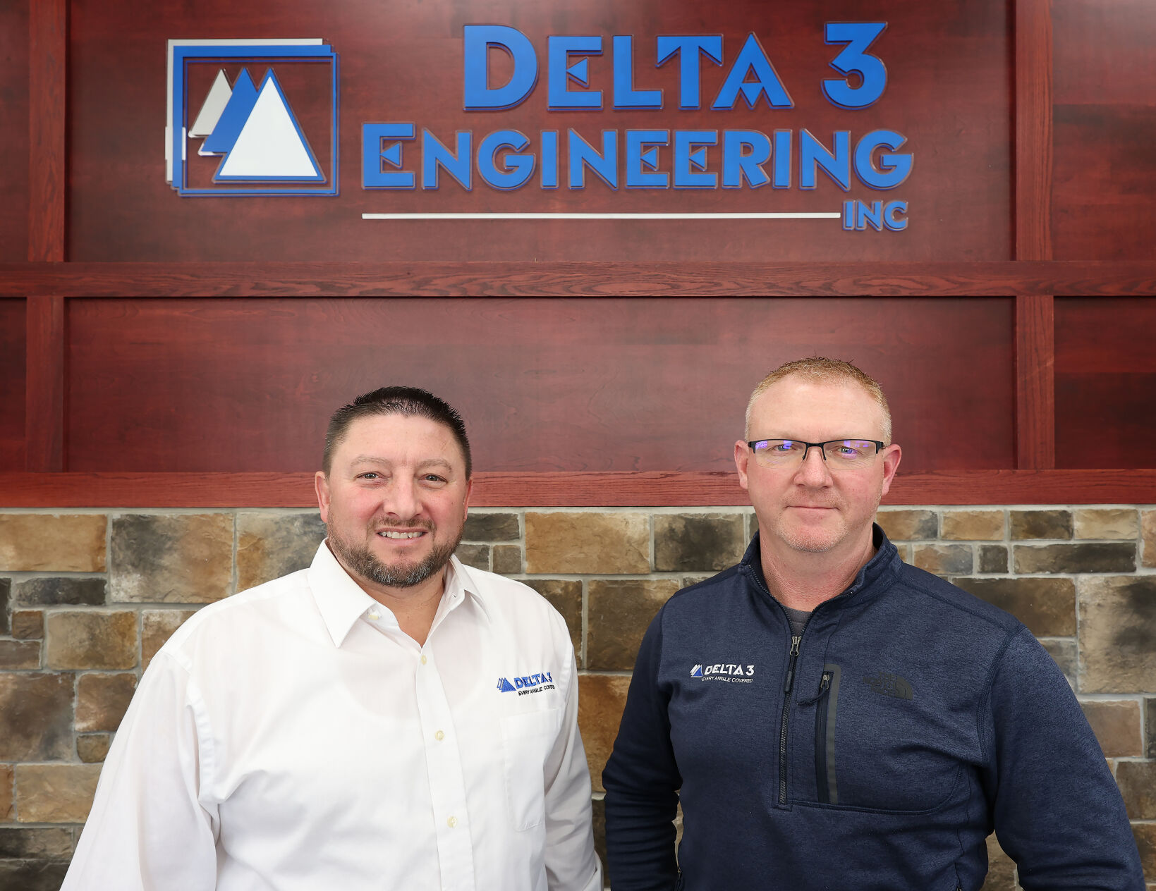 Delta 3 Engineering President Bart Nies (left) and Vice President Dan Dreessens.    PHOTO CREDIT: Stephen Gassman
Telegraph Herald