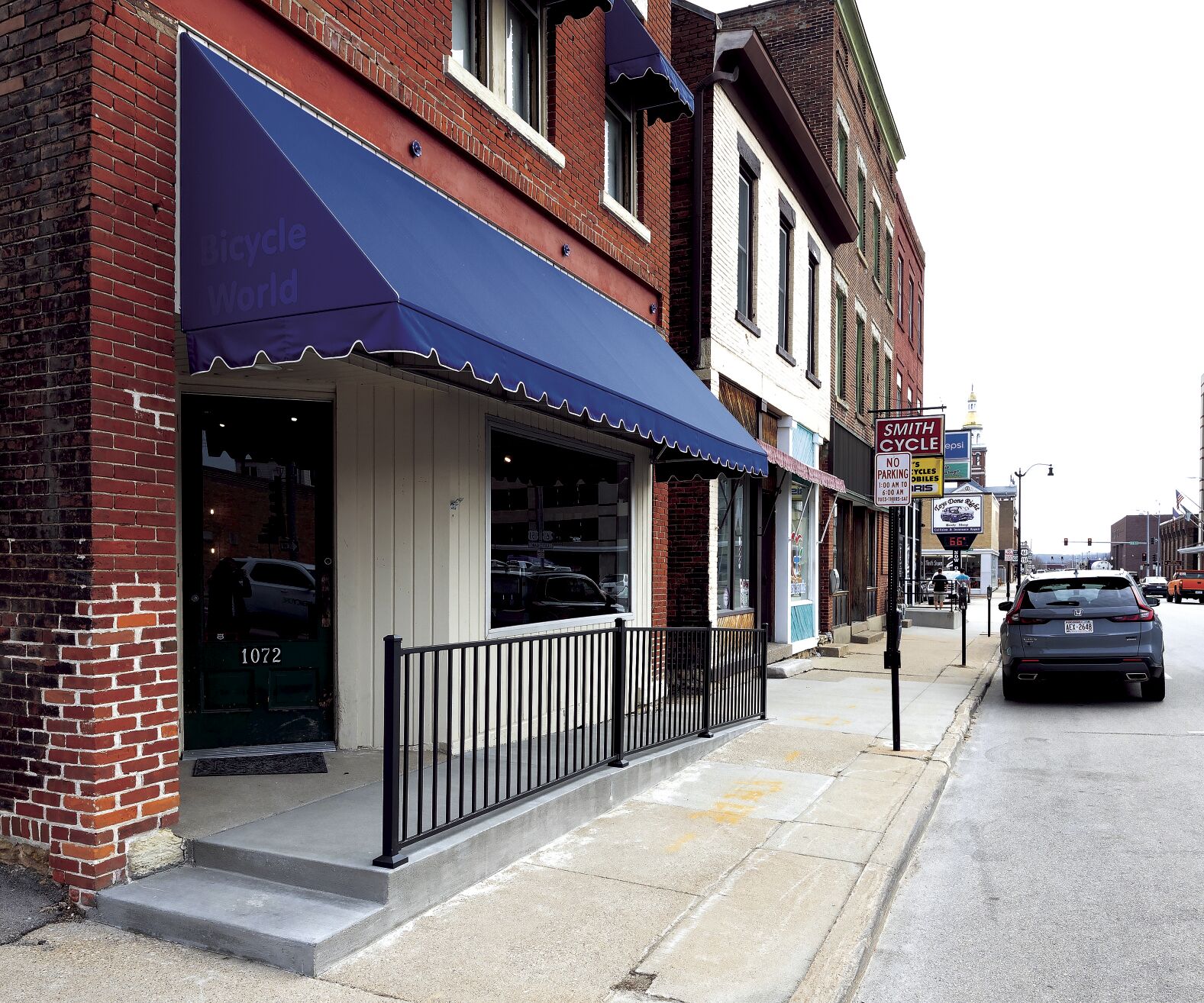 Exterior of River City Hair Co. recently opened at 1072 Central Ave. in Dubuque, the former location of Bicycle World.    PHOTO CREDIT: Stephen Gassman