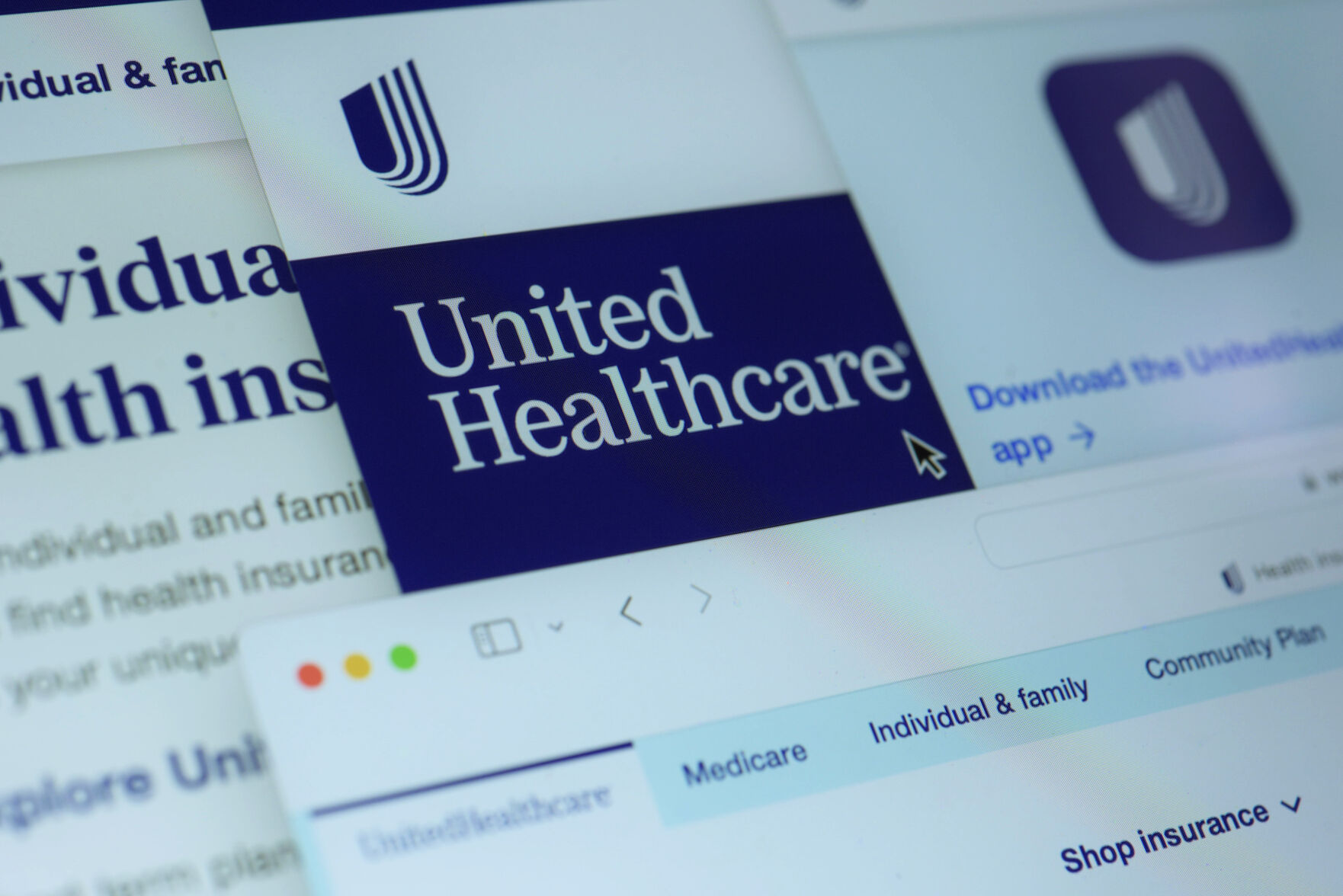 <p>FILE - Pages from the United Healthcare website are displayed on a computer screen, Feb. 29, 2024, in New York. UnitedHealth Group trounced first-quarter expectations even as costs from a cyberattack to its Change Healthcare business ate into its performance. The health care giant also Tuesday, April 16, that care patterns in the year’s first quarter met its expectations after soaring medical costs at the end of last year surprised Wall Street. (AP Photo/Patrick Sison, File)</p>   PHOTO CREDIT: Patrick Sison