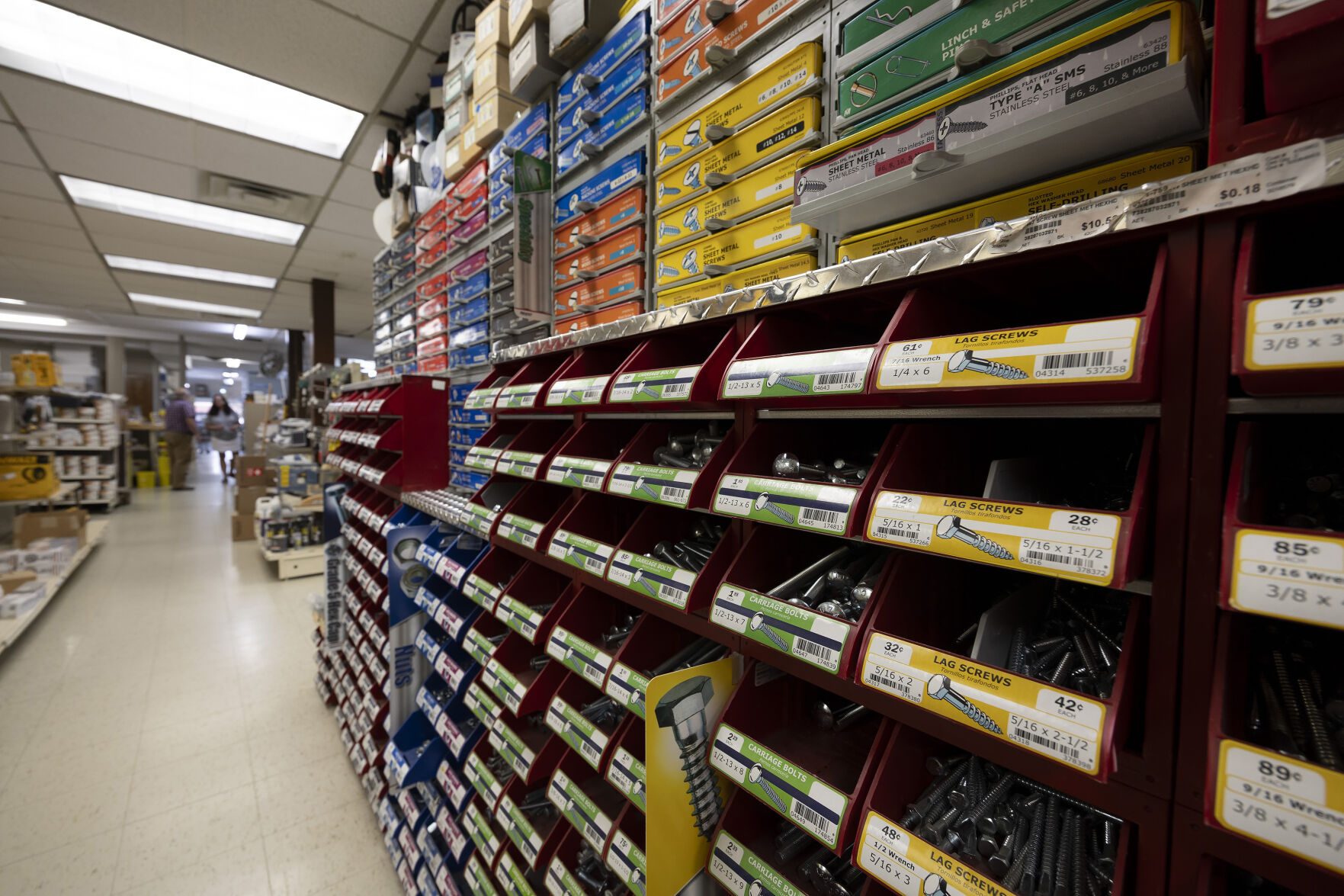 The hardware department at Ungs Shopping Center in Luxemburg, Iowa.    PHOTO CREDIT: Stephen Gassman
Telegraph Herald